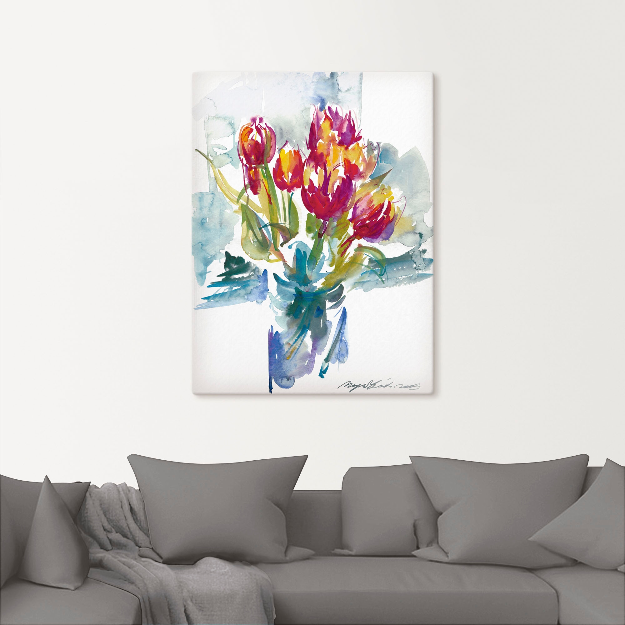 Artland Wandbild »Blumenstrauß I«, Blumen, (1 St.), als Leinwandbild, Poste günstig online kaufen