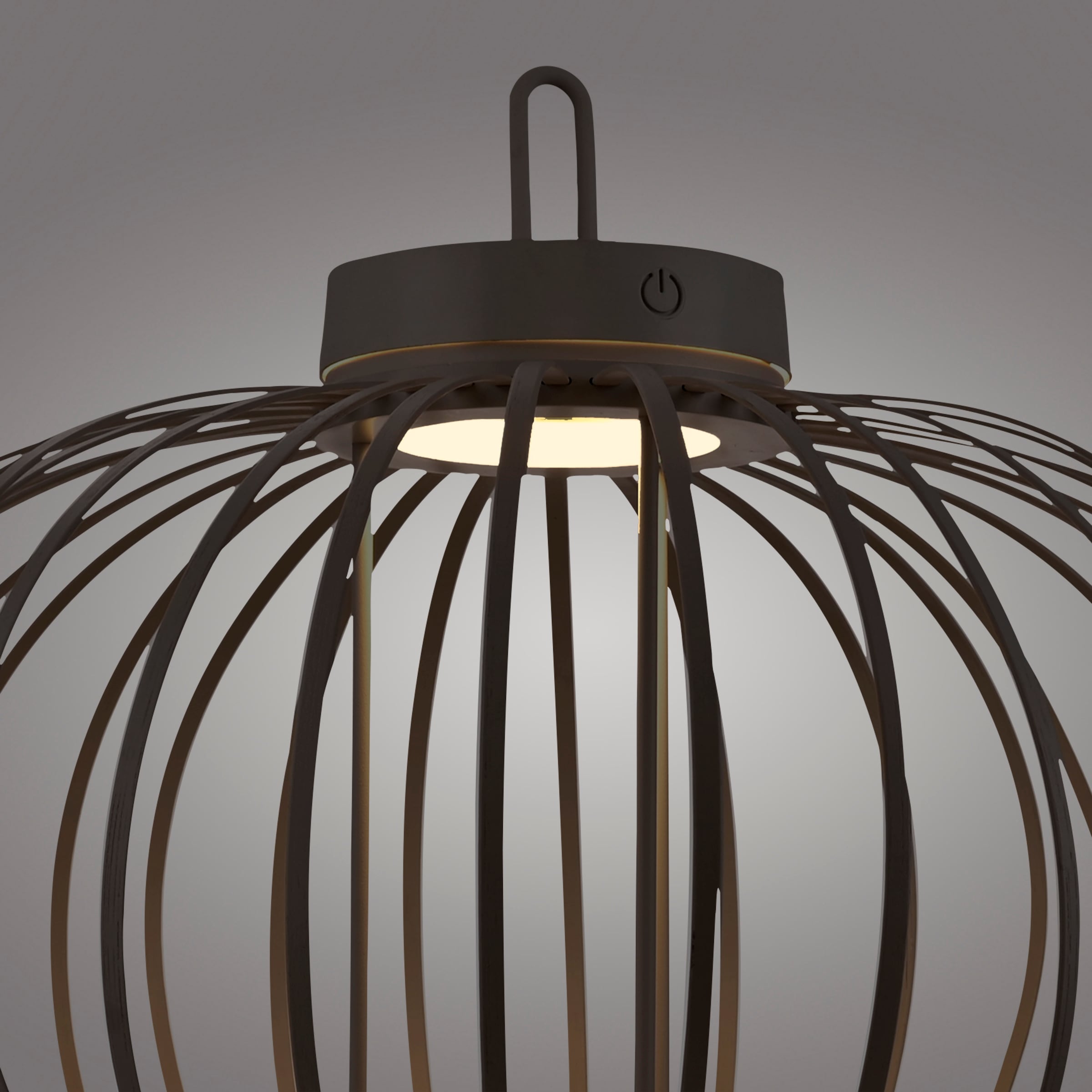 JUST LIGHT Pendelleuchte »AKUBA«, 1 flammig, Leuchtmittel LED-Modul | LED fest integriert, Akkuleuchte