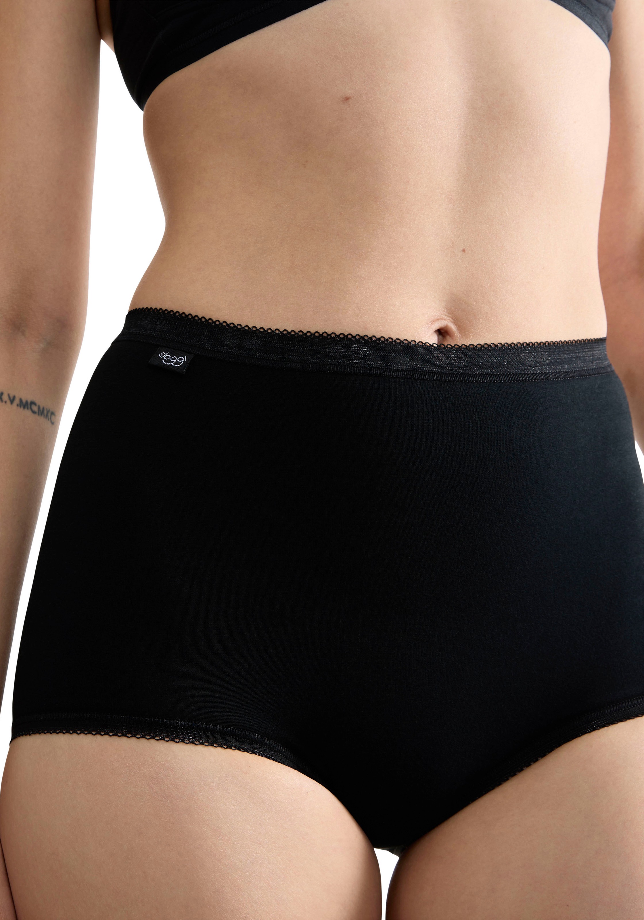 sloggi Maxislip »Basic+« 2er Pack,  perfekter Sitz, Baumwollmix, elastisch, weiche Nähte