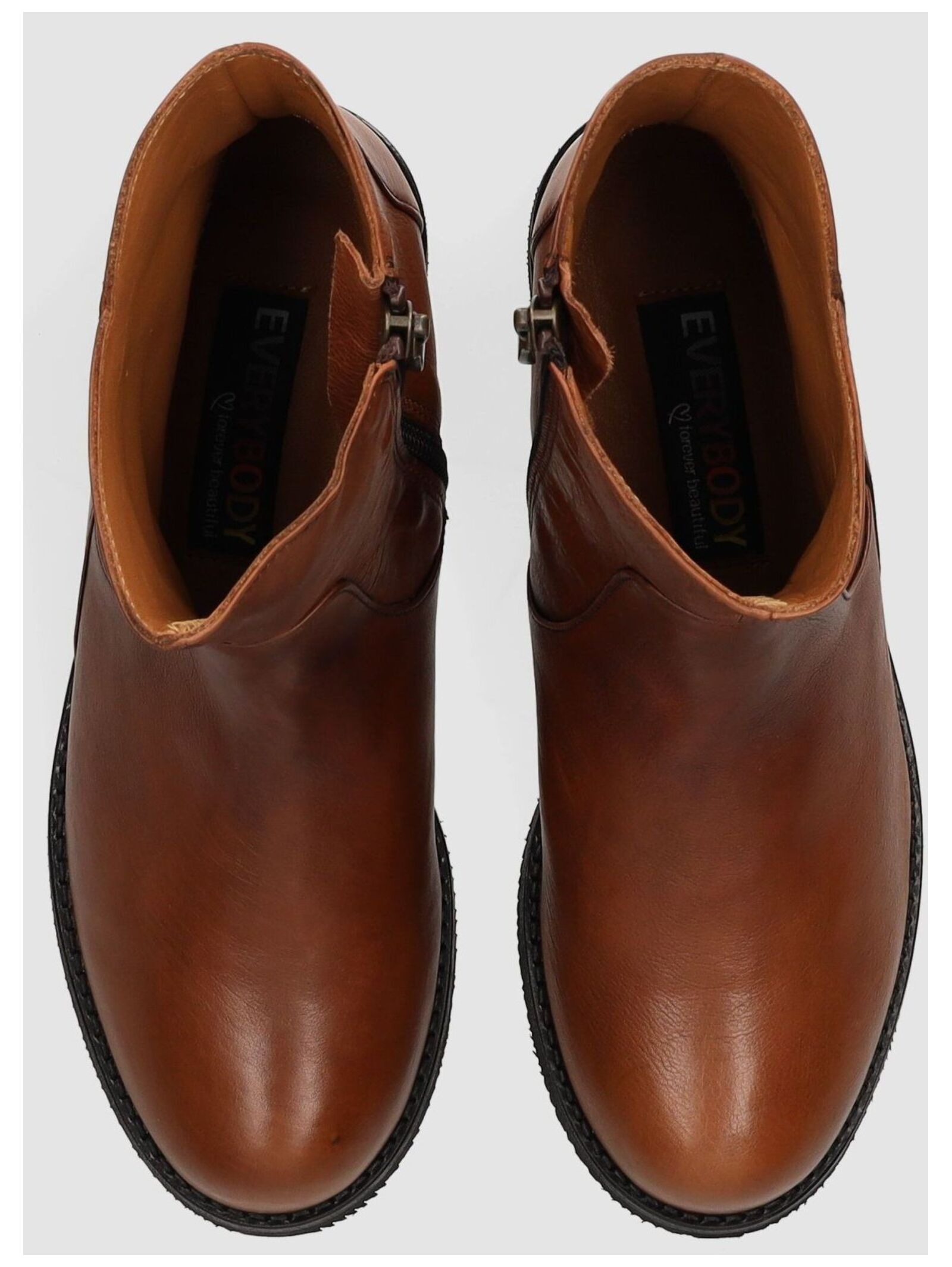 Everybody Schnürstiefelette »Everybody Stiefelette Glattleder«