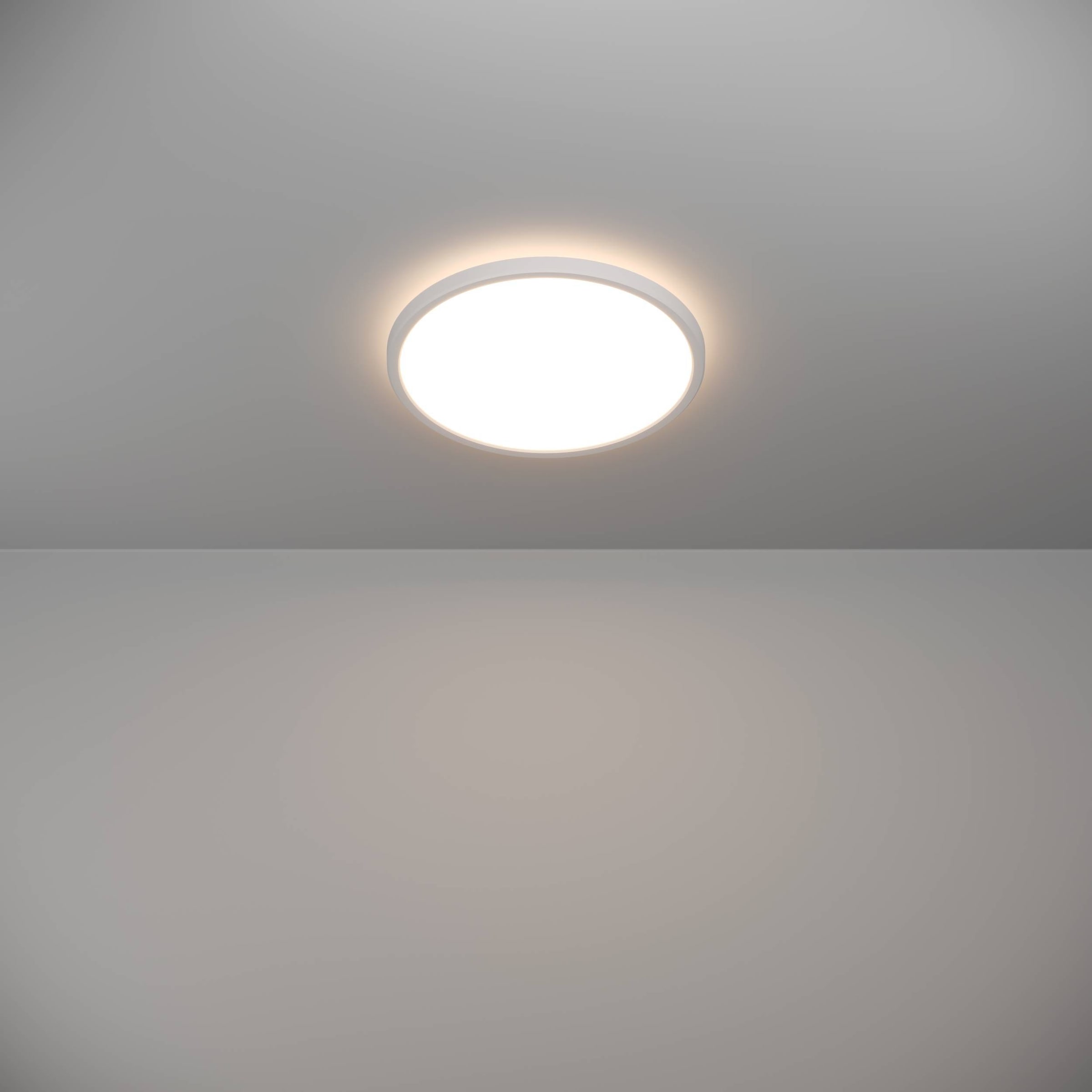 EGLO Deckenleuchte »Rovito Deckenlampe, Deckenbeluchtung, Badlampe Decke, Kunststoff, IP44« LED-Modul 1 Stk. Kaltweiß | Neutralweiß | Warmweiß Wand-/Deckenleuchte - H3 x Ø30 cm - weiß - 13,9W inkl.