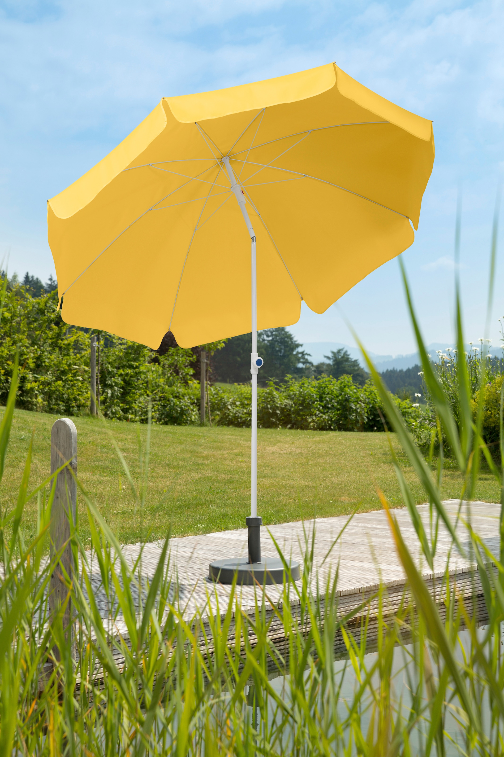 Sonnenschirm »Ibiza«, abknickbar, ohne Schirmständer