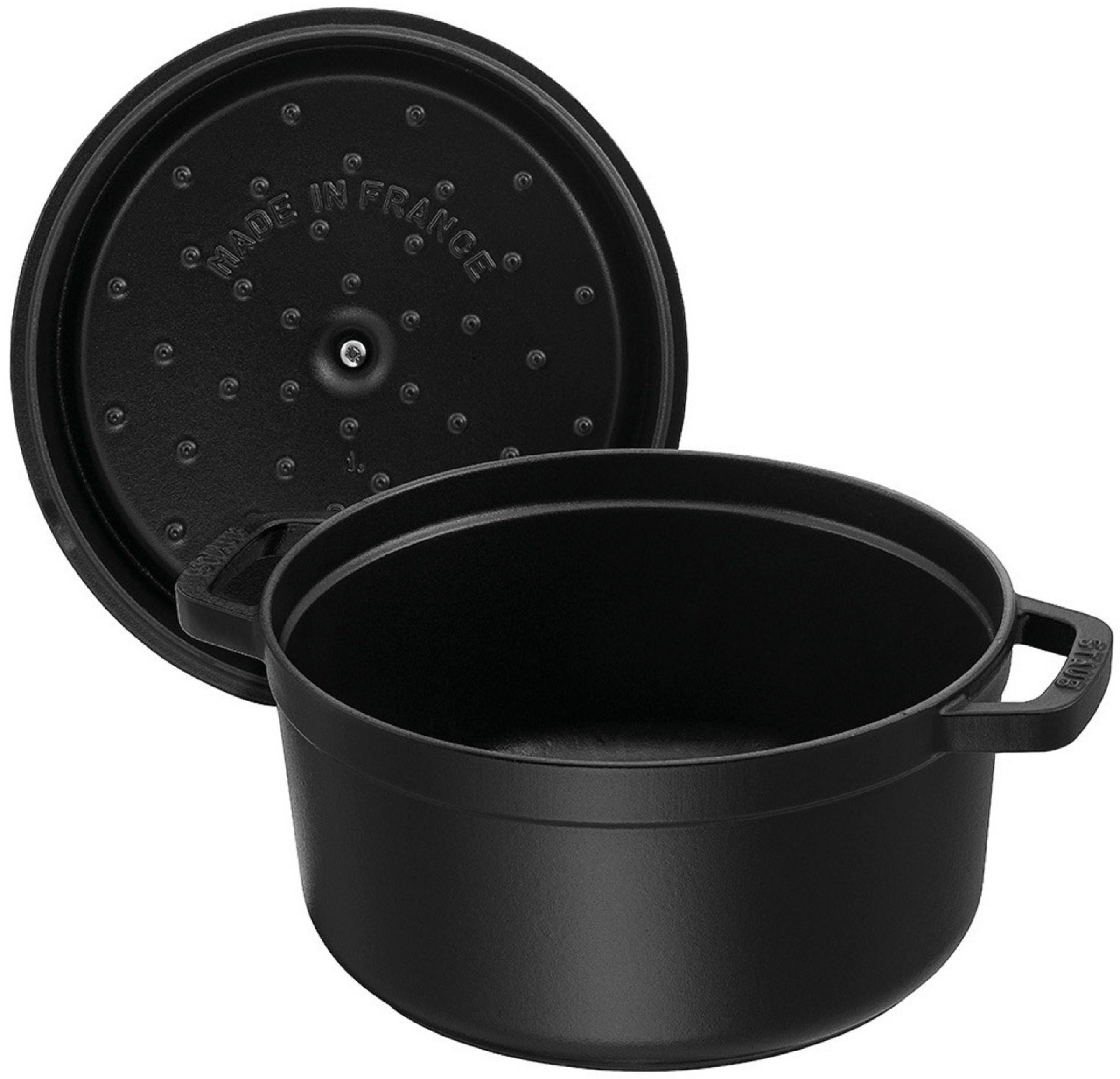 STAUB Bräter »Cocotte«, Gusseisen, (1 tlg.), robust, langlebig, perfekte Hitzeverteilung, Aromaregen-Deckel
