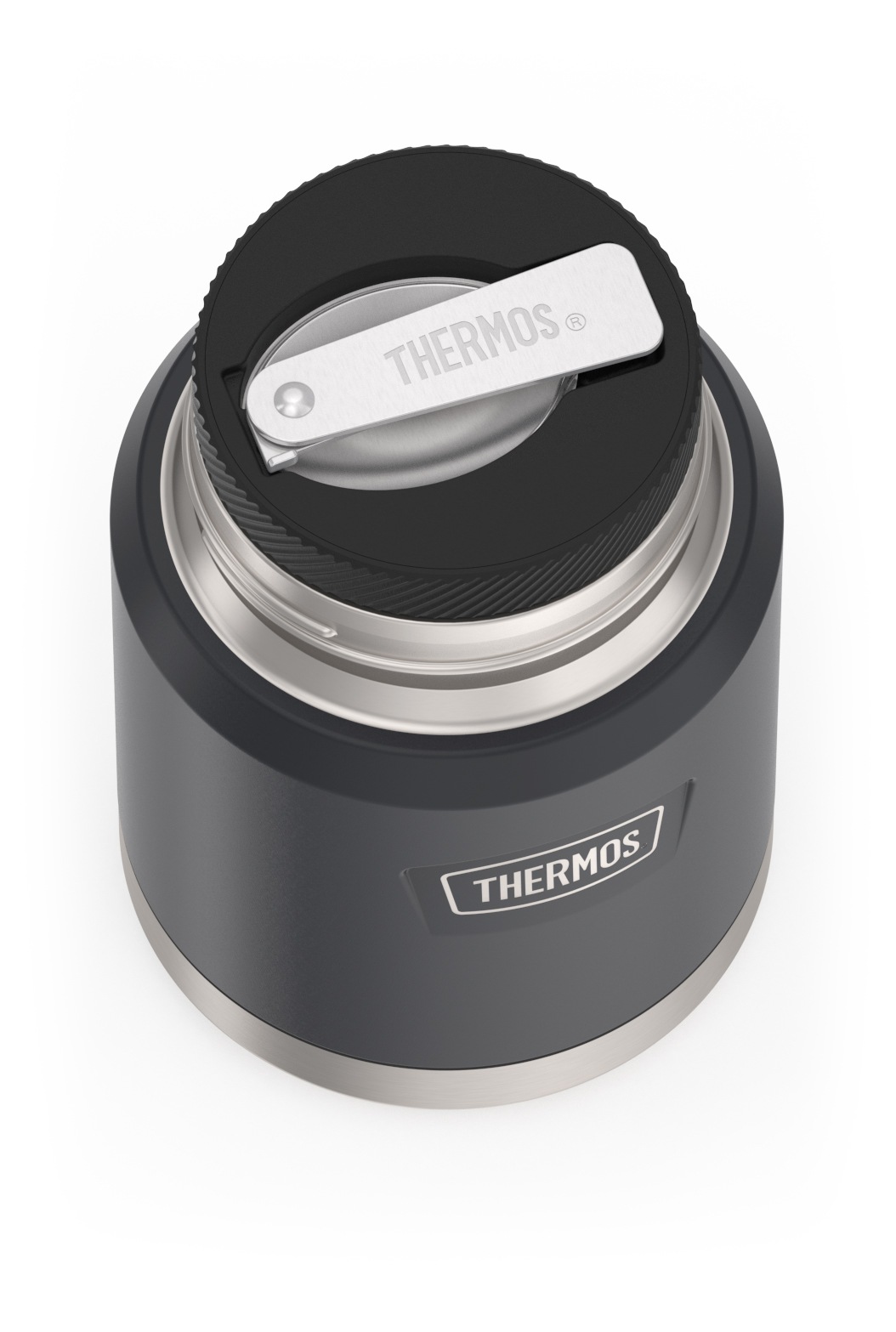 THERMOS Thermobehälter »ICON FOOD JAR, Thermobehälter für Essen, spülmaschinenfest« 0,47l, 10h heiß & 24h kalt, dicht & auslaufsicher, mit Löffel