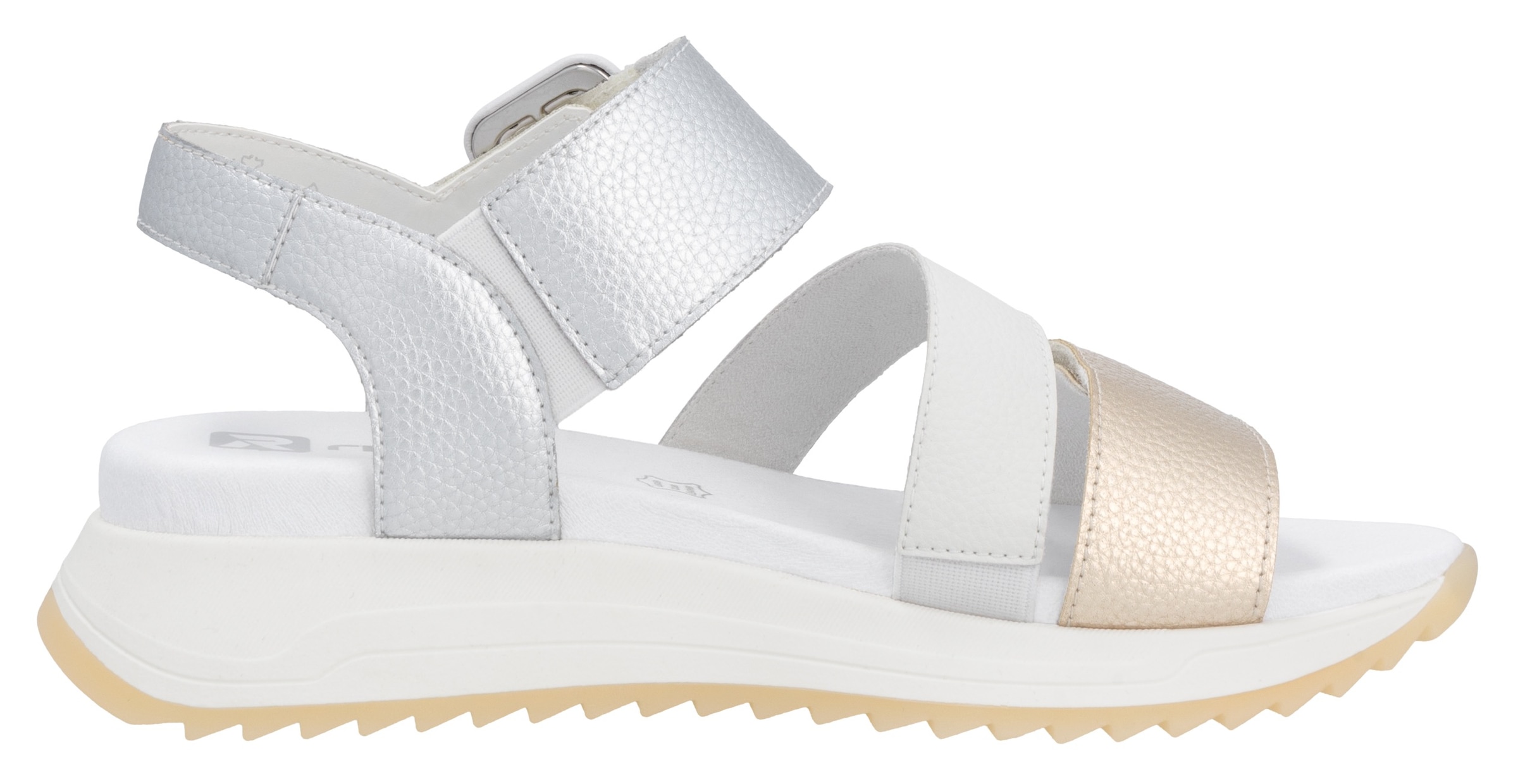 RIEKER Sport Riemchensandale, Sommerschuh, Klettschuh, Outdoorsandale mit weichem Fußbett