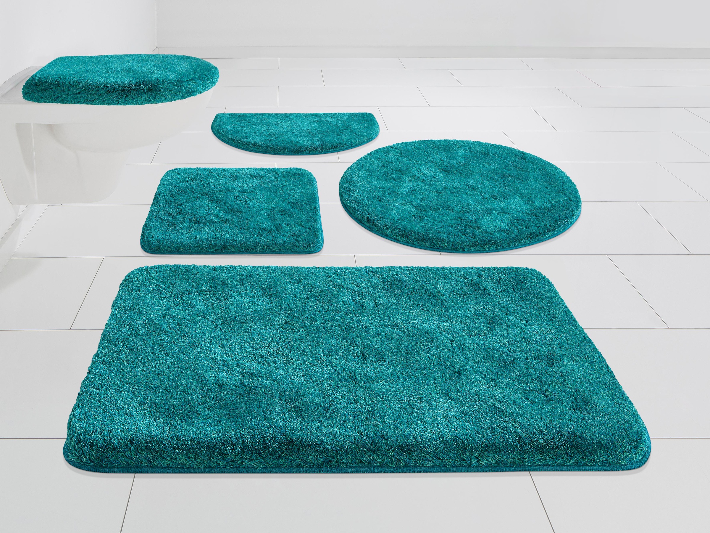 Grund Badematte »Melos, Badvorleger, Badezimmer Teppich, sehr weich« Höhe 2 günstig online kaufen