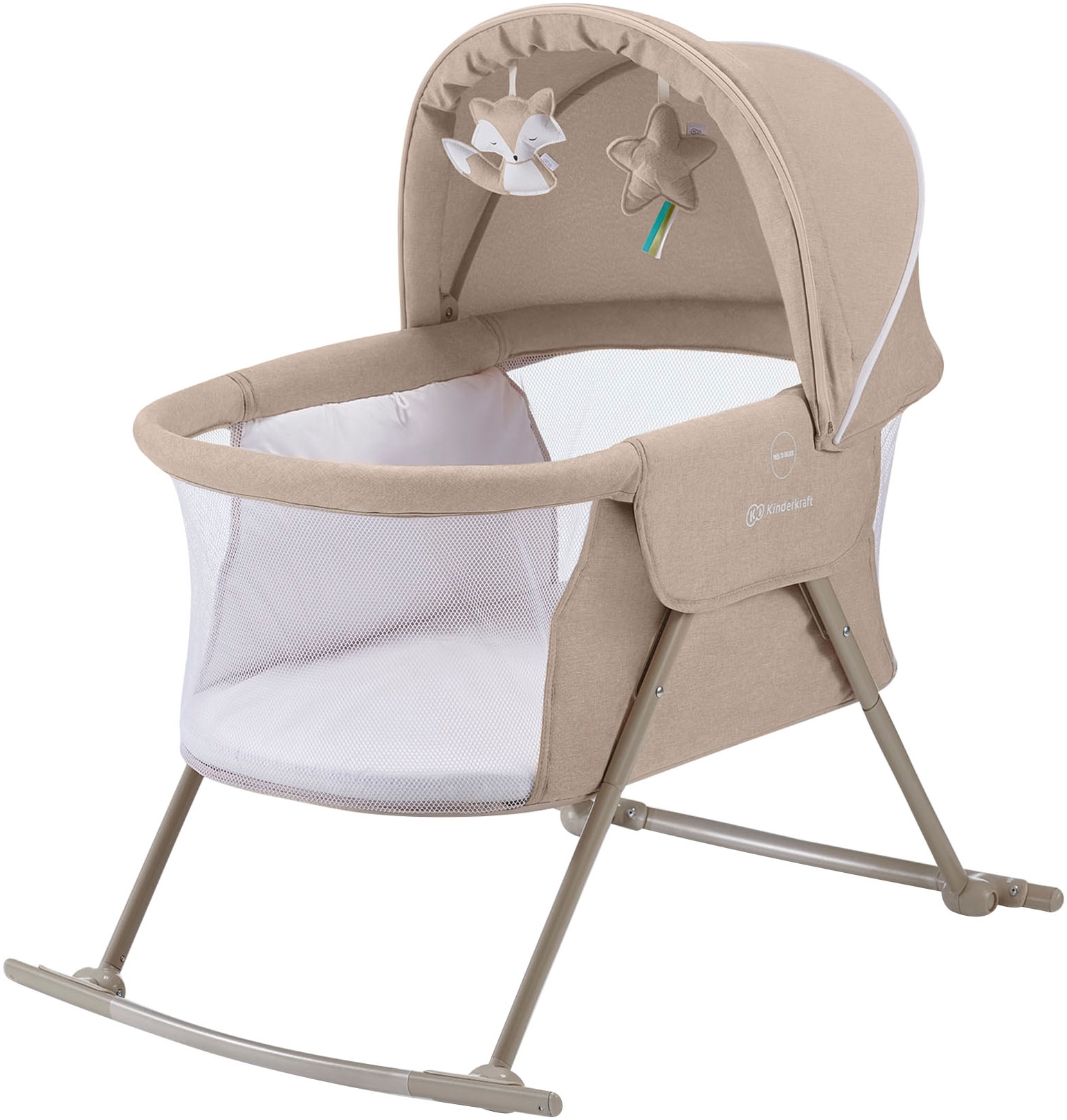 KINDERKRAFT Baby-Reisebett »LOVI« beige