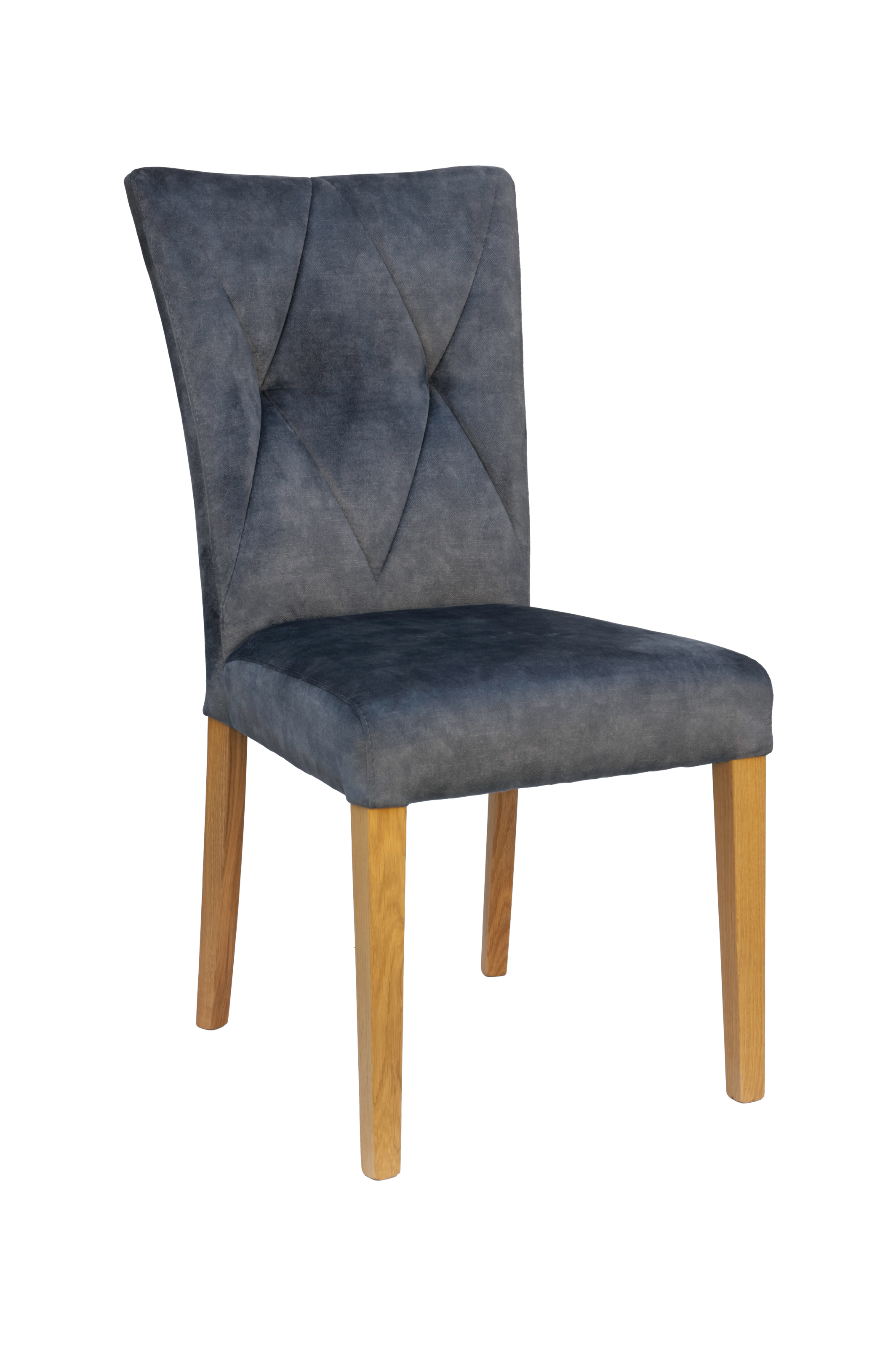 Home affaire 4-Fußstuhl »Diamond«, (Set), 2 St., Samtvelours, Sitz und Ruec günstig online kaufen
