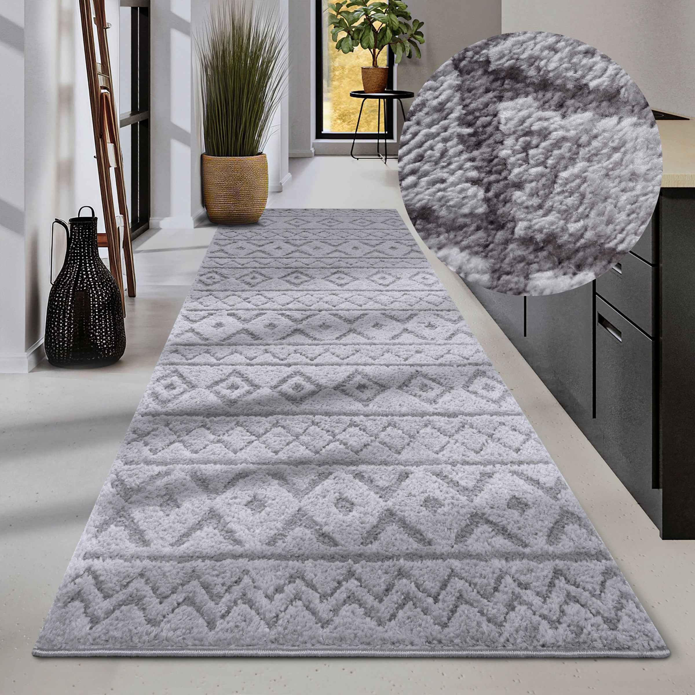 ELLE DECORATION Designteppich »Itinerance«, rechteckig, 18 mm Höhe, Hochflo günstig online kaufen