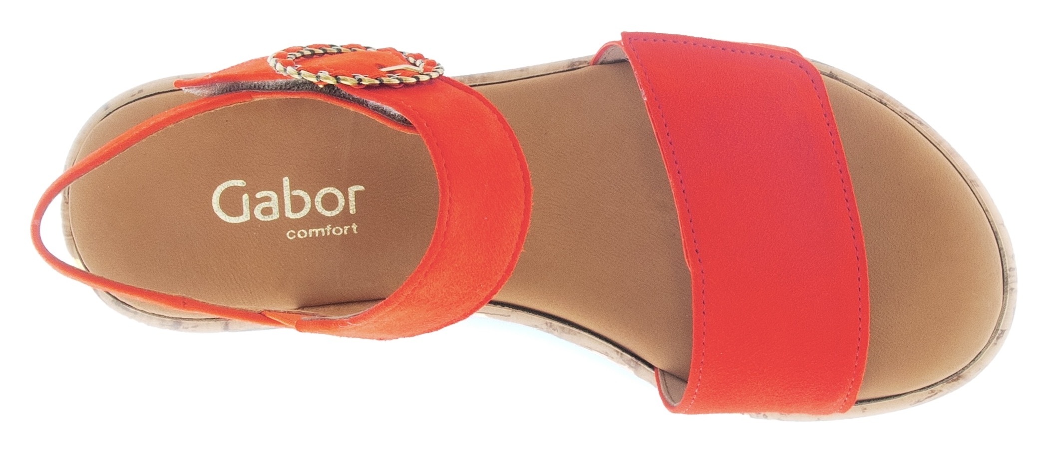 Gabor Keilsandalette »RHODOS«  , Riemchensandale, Komfortschuh, Sommerschuh mit hübscher Zierschnalle