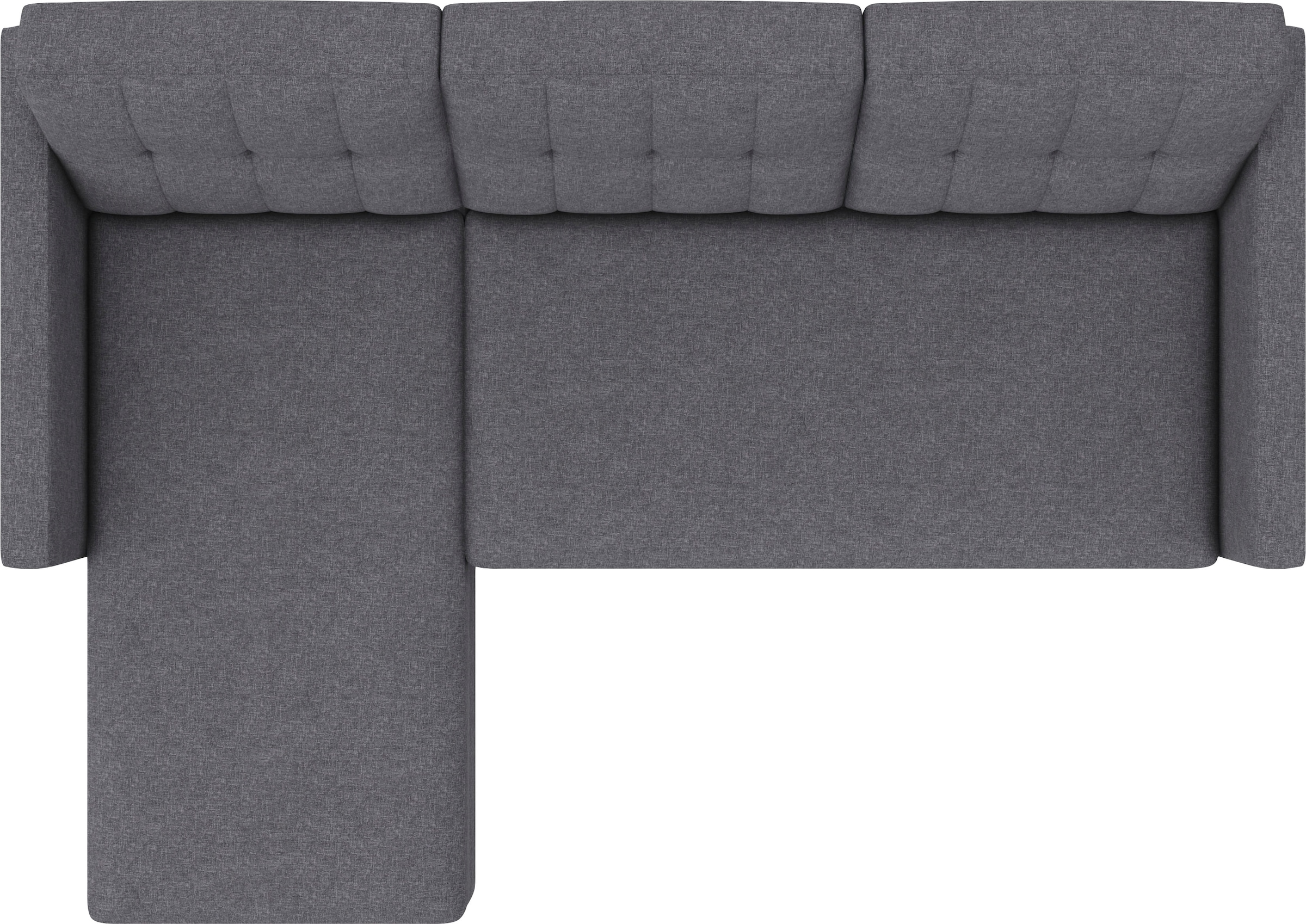 Dorel Home Ecksofa »Hartford II«, mit Bettfunktion und Stauraum, Recamiere beidseitig montierbar