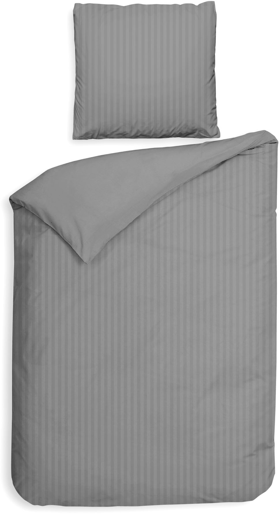Heckett & Lane Bettwäsche »Banda«, hochwertiges Mako-Satin, Streifen Satin, günstig online kaufen