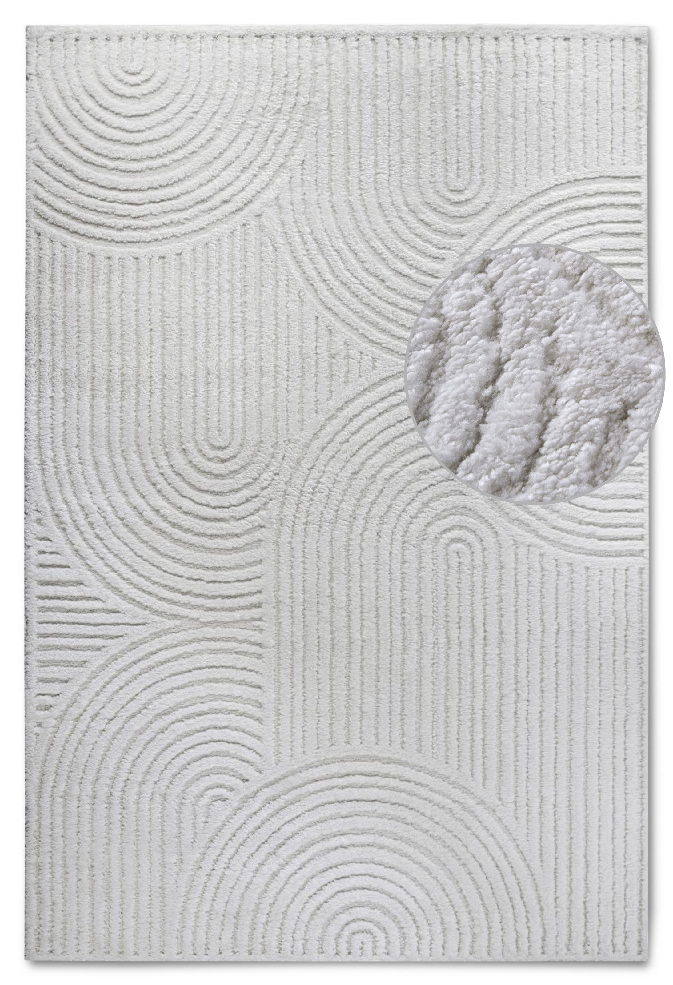 ELLE DECORATION Designteppich »Chappe«, rechteckig, 18 mm Höhe, Shaggy, Läufer, flauschig, weich, Langflor, modern, Hoch Tief Effekt