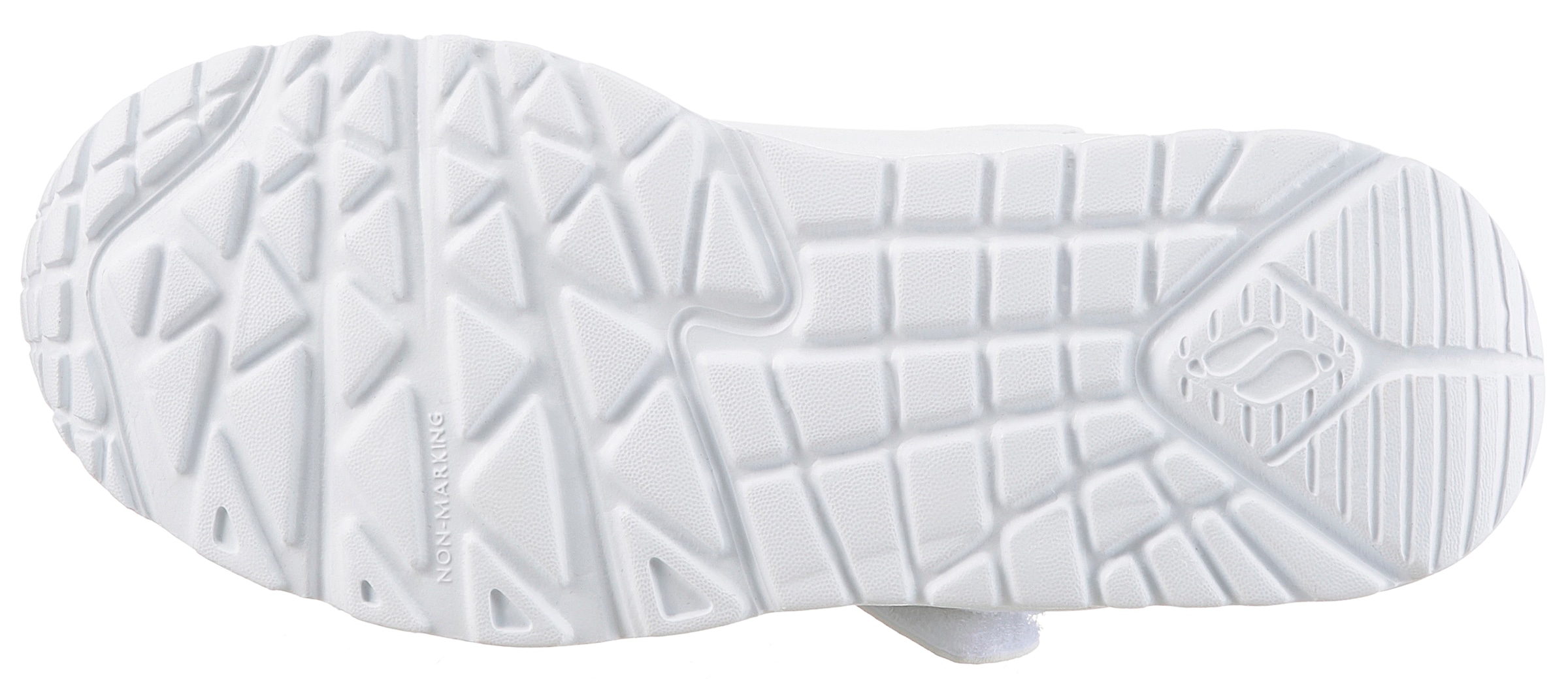 Skechers Sneaker »UNO LITE«, Klettschuh mit bunten Herzen, Größenschablone zum Download