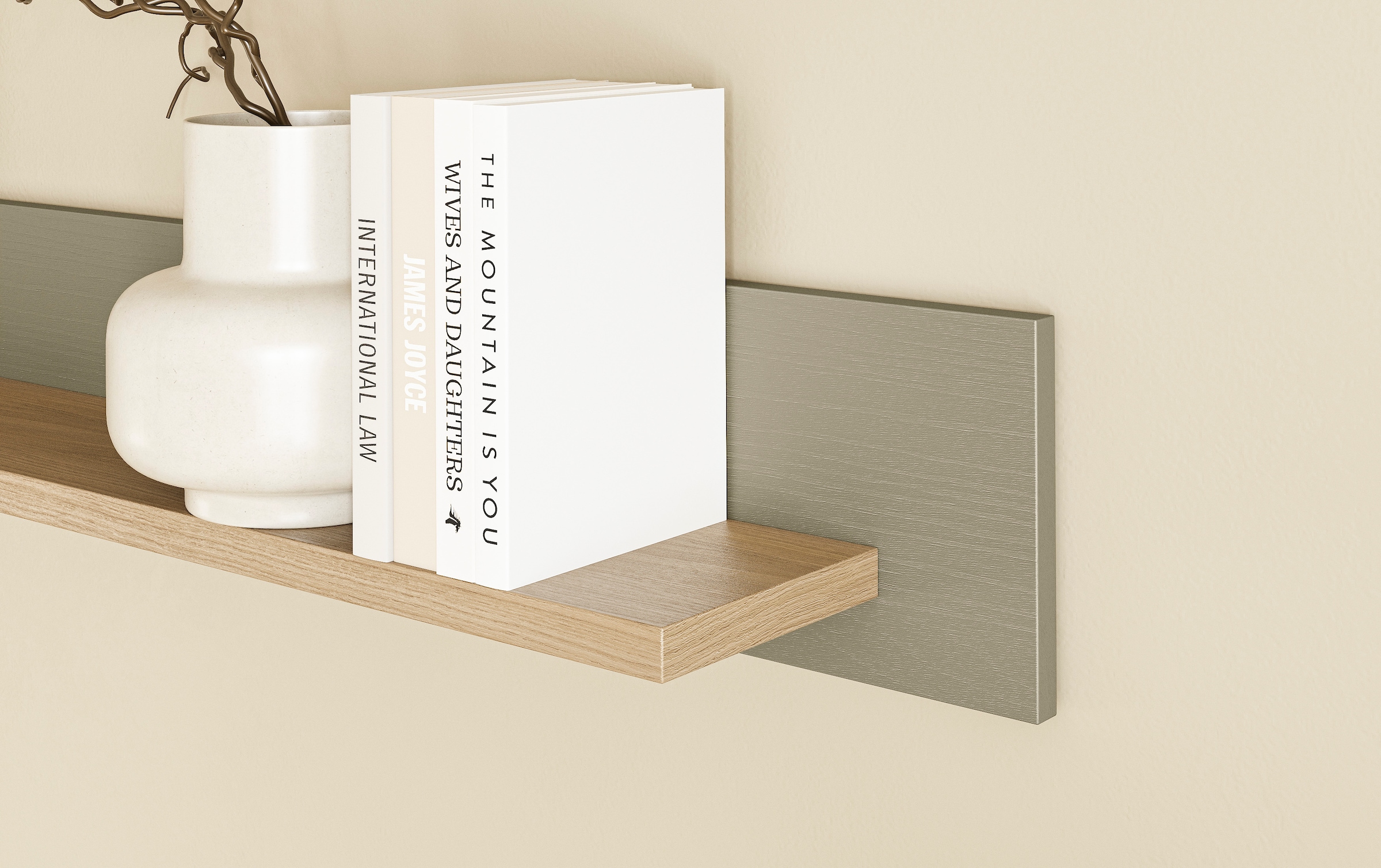 Home affaire Wohnwand »Stranda, moderne Anbauwand, Komplettset im Scandi-Style«, (3 St.), enthält Lowboard, Highboard und Wandboard, 324 cm breit