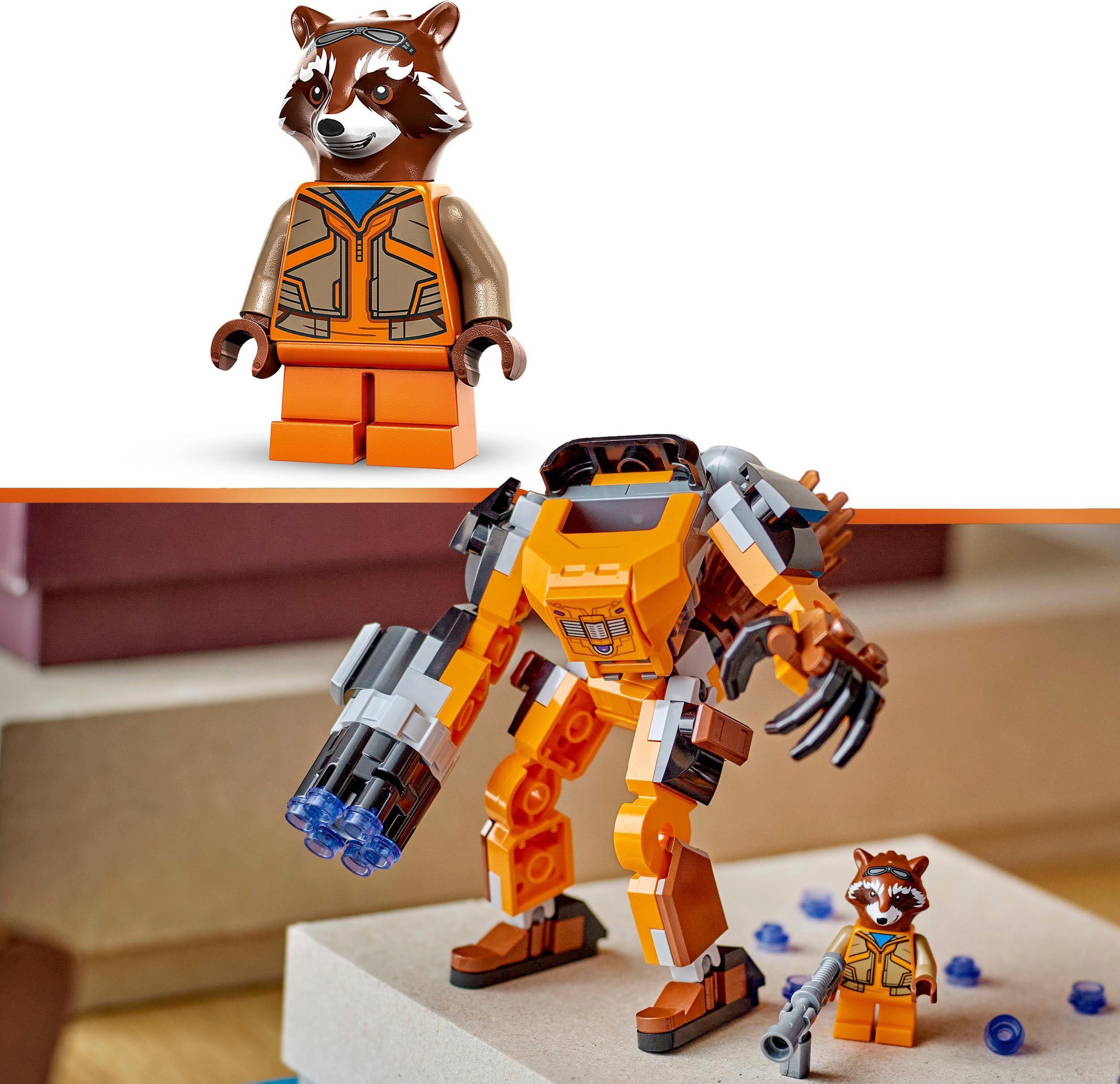 LEGO® Konstruktionsspielsteine »Rocket Mech (76243), LEGO® Marvel«, (98 St.), Made in Europe