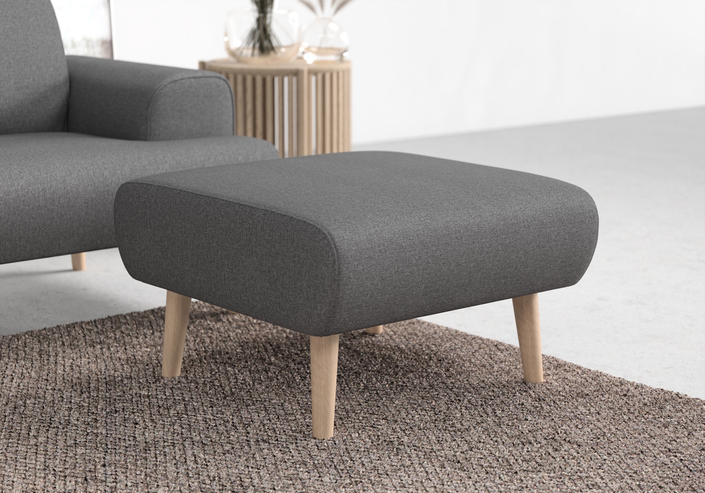 andas Polsterhocker »Swift«, passend zur Serie "Swift", B/T/H: 75/68/44 cm