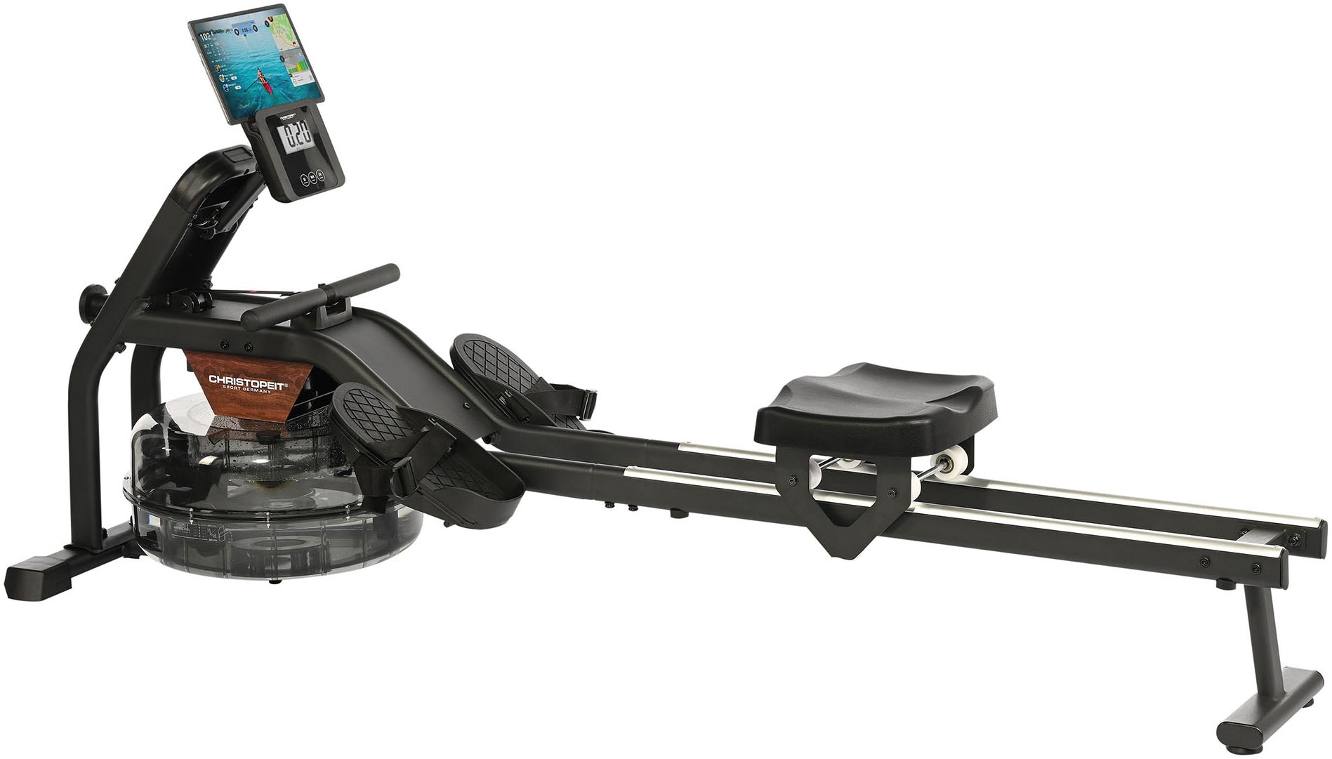 Rudergerät »Wasserrudergerät Garda« Rudermaschine schwarz Rudergerät