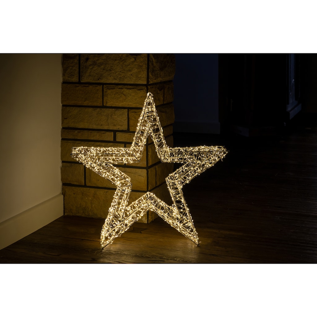 Star-Max LED Stern »Weihnachtsstern, Weihnachtsdeko aussen«, 2400 flammig-flammig