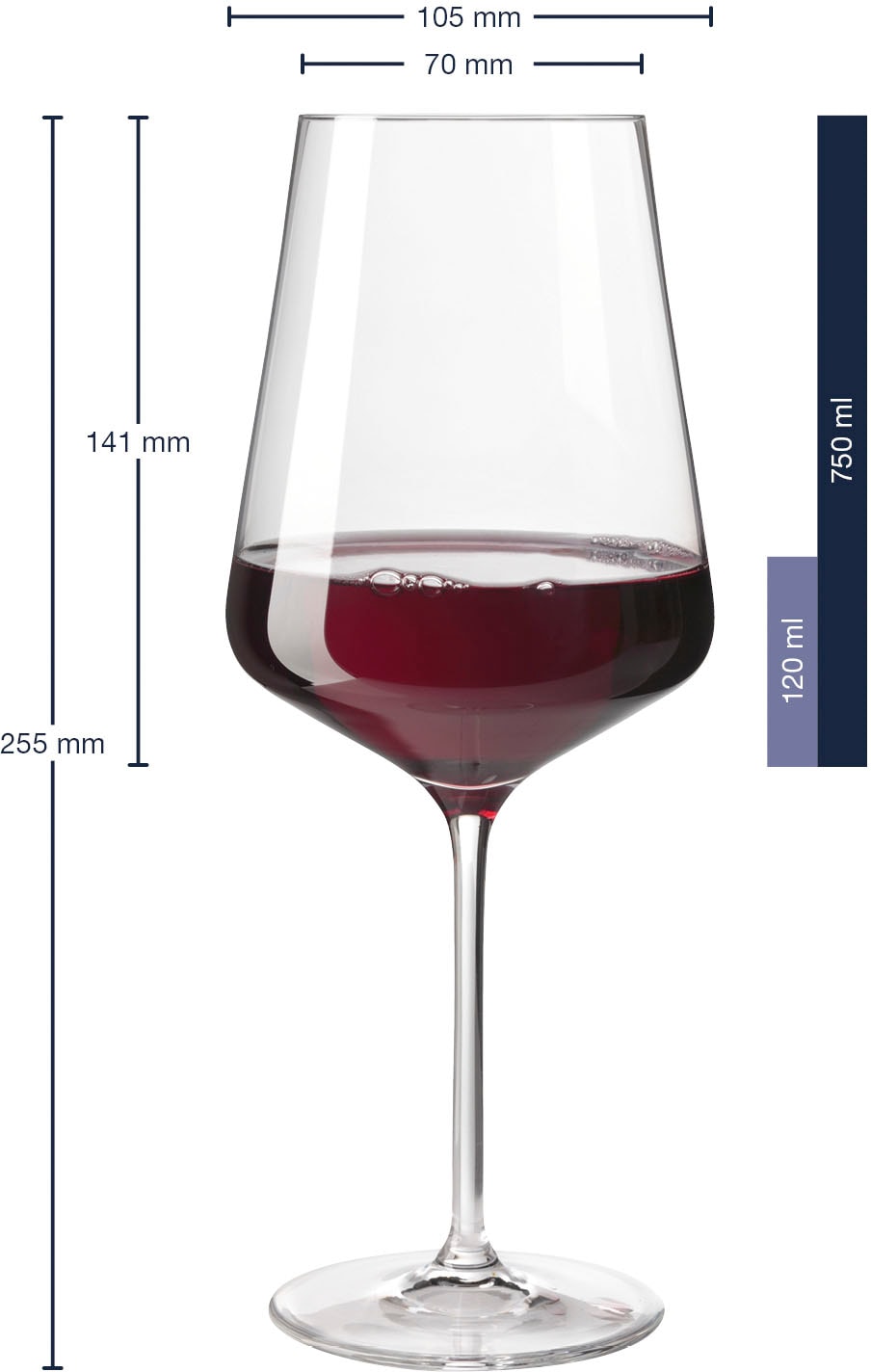 LEONARDO Gläser-Set »PUCCINI«, (Set, 3 tlg., 1 Karaffe, 2 Weingläser), (1 Karaffe, 2 Weingläser), 3-teilig