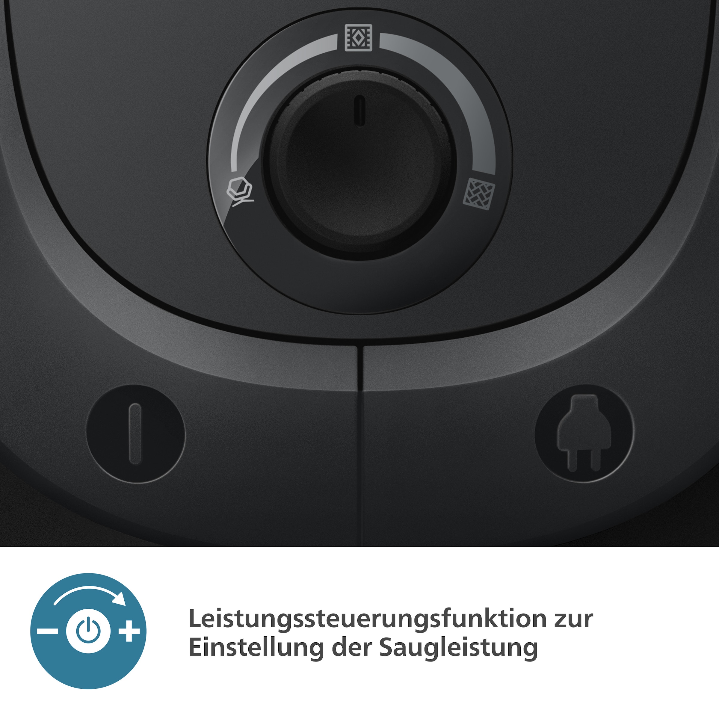 Philips Bodenstaubsauger »XD6122/12 6000 Serie, der Allrounder mit HEPA-Allergiefilter«, 900 W, mit Beutel, 4 l Fassungsvermögen und TriActive+ LED-Düse; Arktic-weiß glänzend