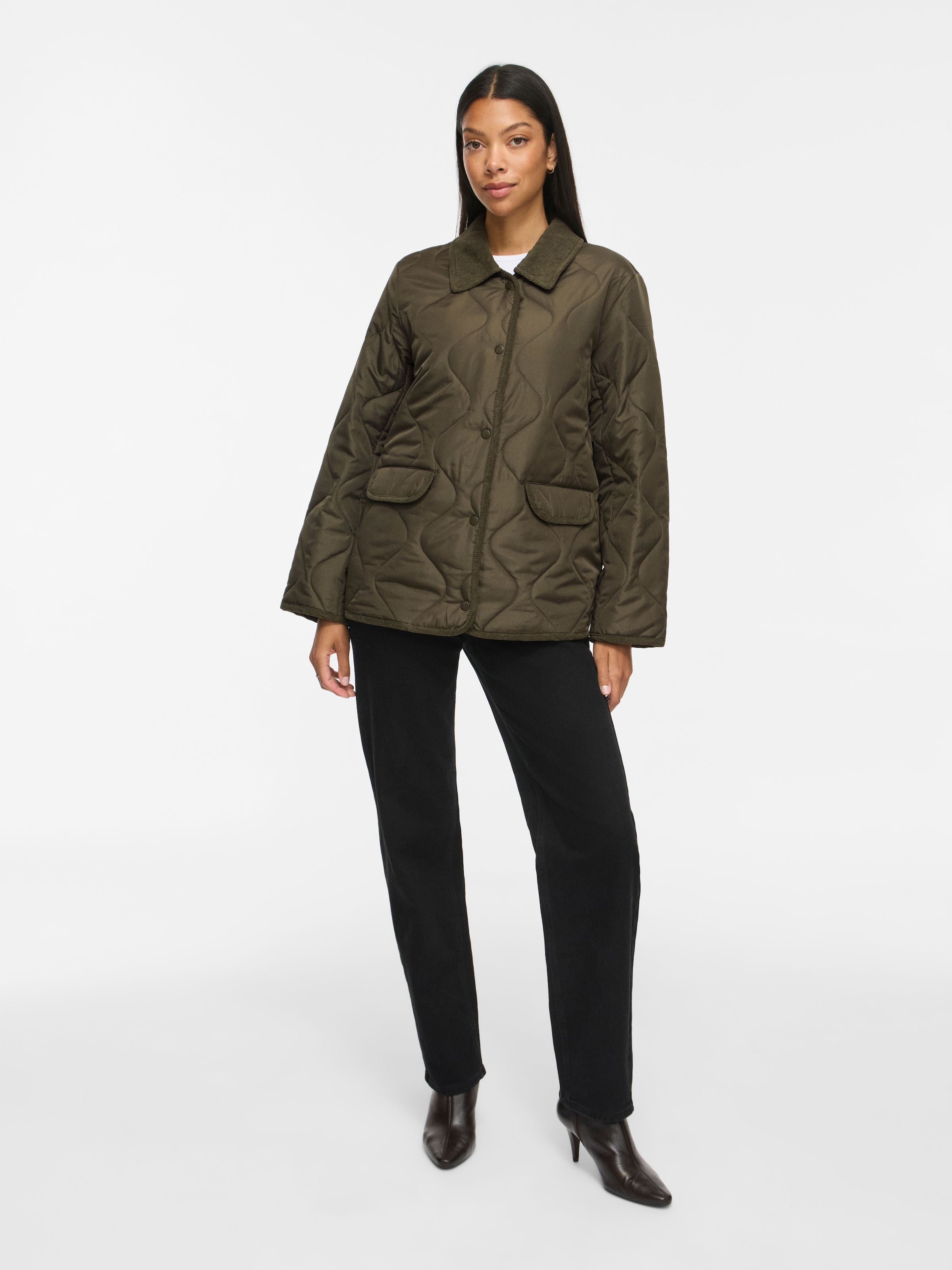 Vila Steppjacke »VITATE L/S QUILT DETAIL JACKET - NOOS« Kunstfaser