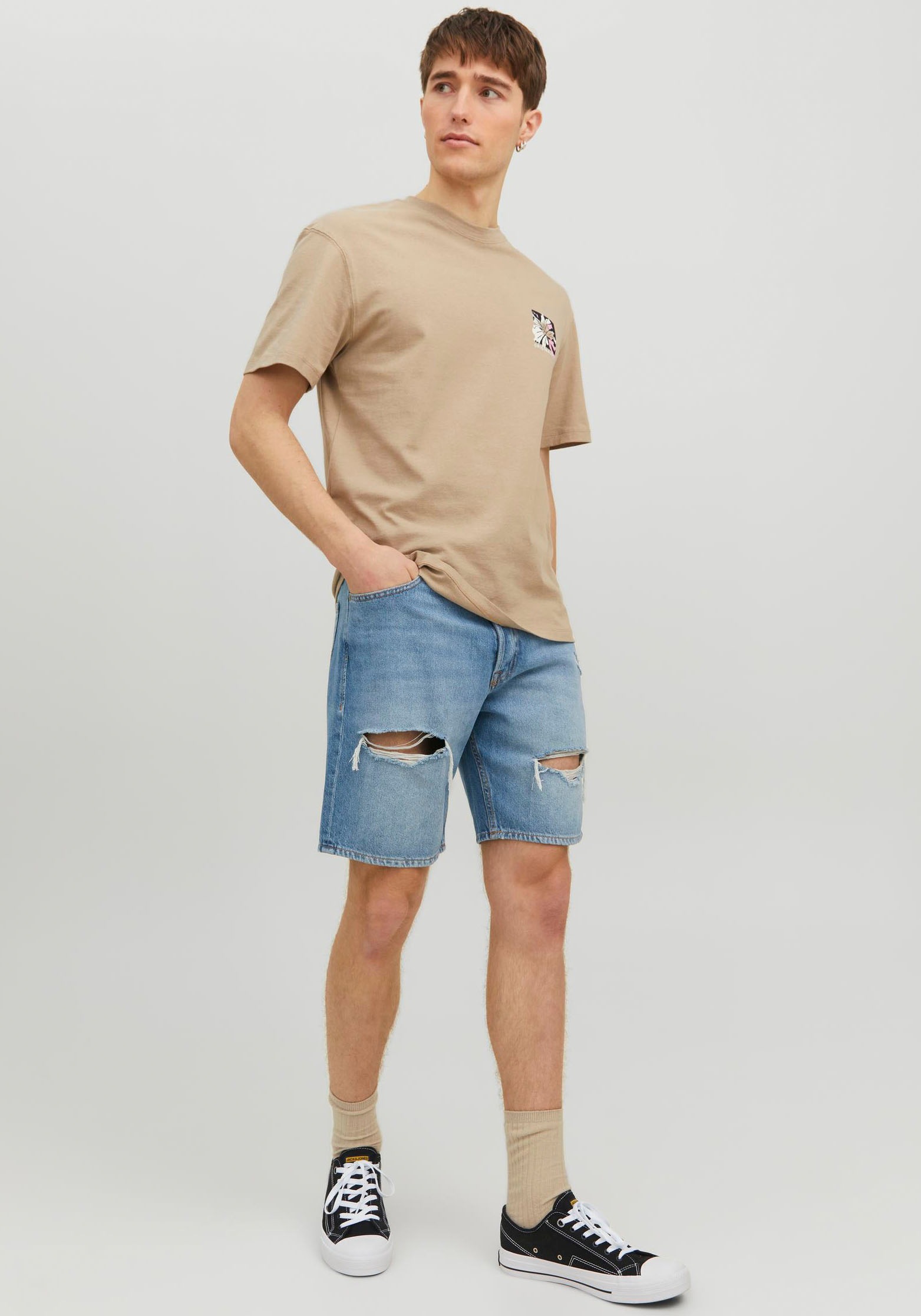 5. Bild von Jack & Jones Jeansshorts »JJICHRIS JJORIGINAL SHORTS MF 255 SN«