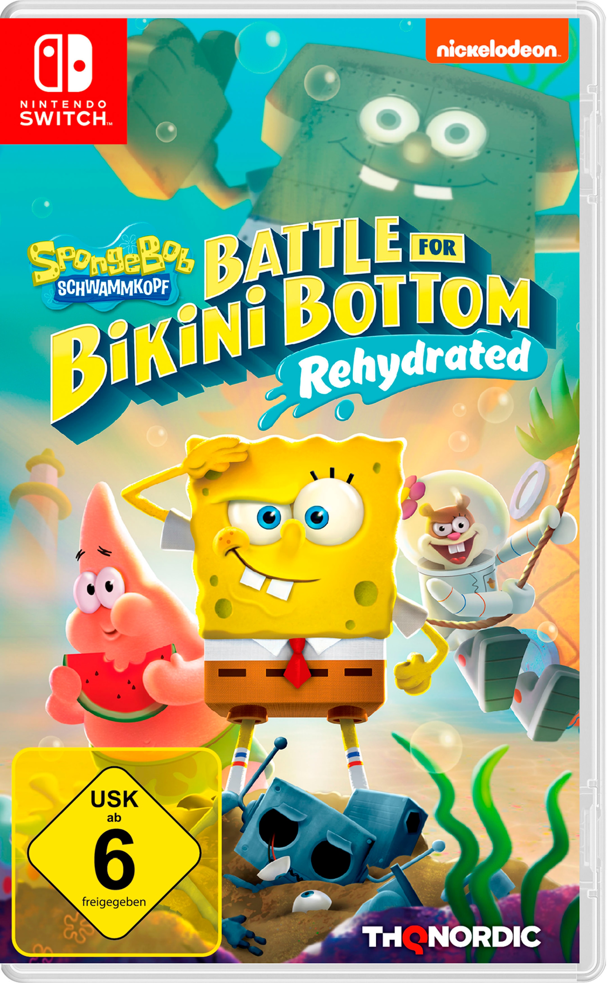 For Battle Bikini auf Switch Rehydrated«, bestellen - Bottom THQ »Switch Spielesoftware Raten Spongebob Nordic Schwammkopf: Nintendo