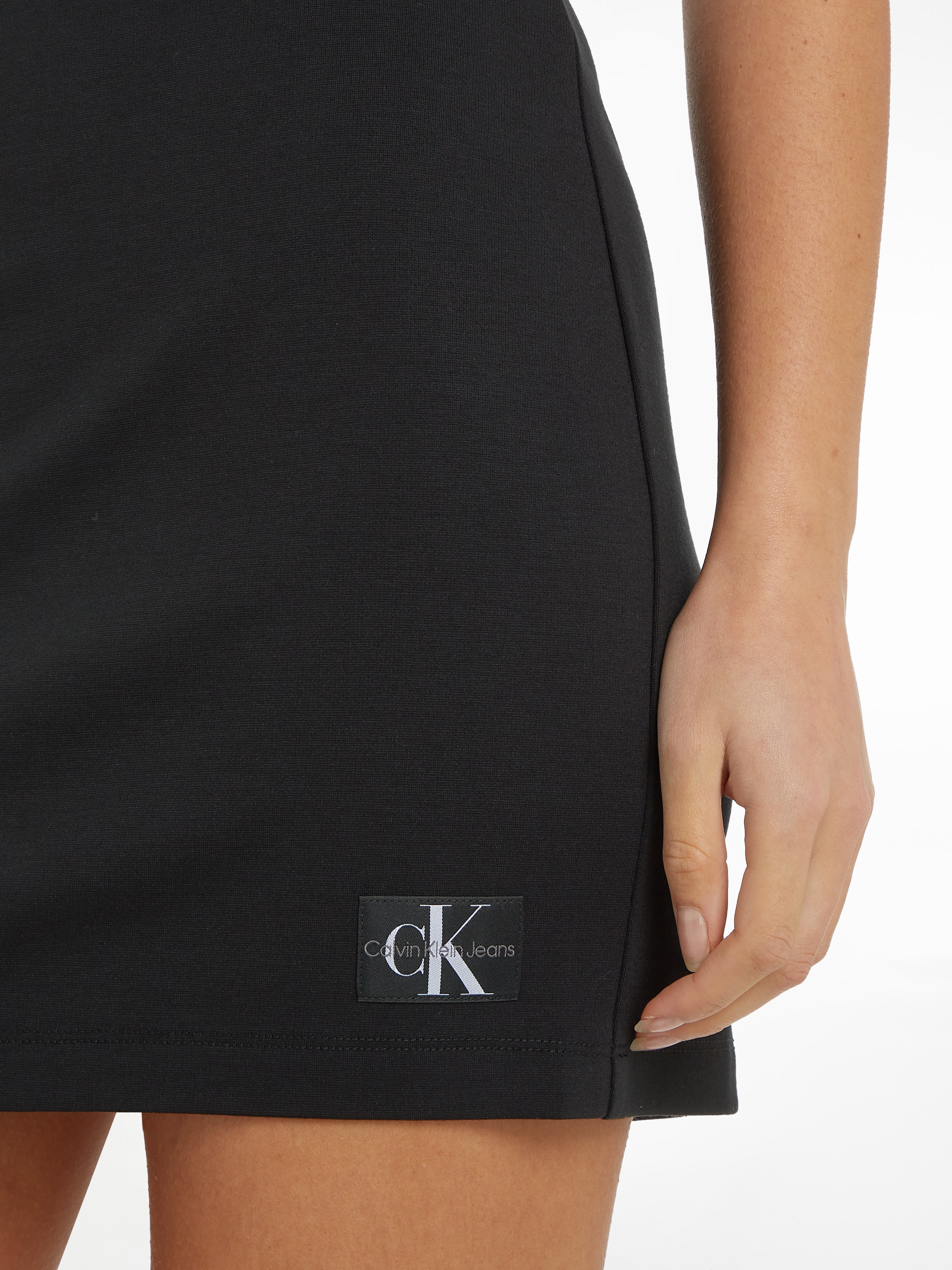 Calvin Klein Jeans Sweatrock »MILANO MINI SKIRT«, mit Logopatch