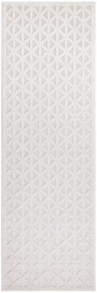 Carpet City Teppich »In-& Outdoorteppich Santorini 446, 3D-Effekt, Geo-Muster« rechteckig 5 mm Höhe Wetterfest & UV-beständig für Terrasse, Balkon, Küche, Flur