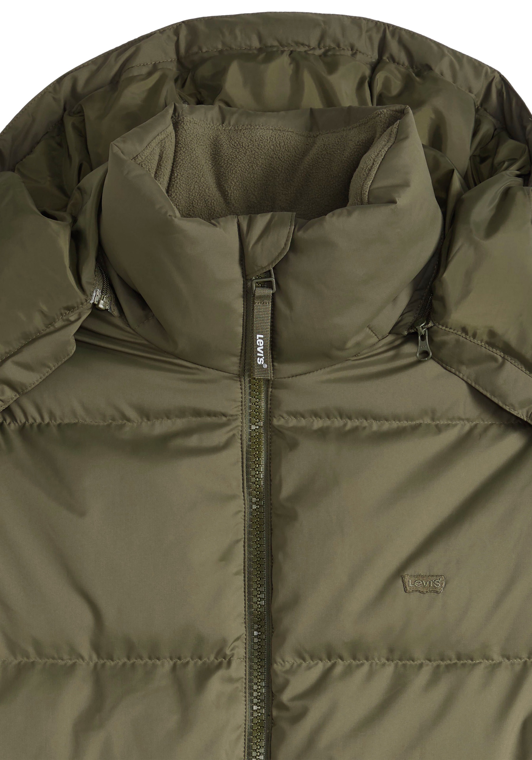 Levi's® Steppjacke »ROCKWELL HOODED PUFFER 1« mit Kapuze Hoher Stehkragen, wattiert und mit wärmendem Fleece gefüttert