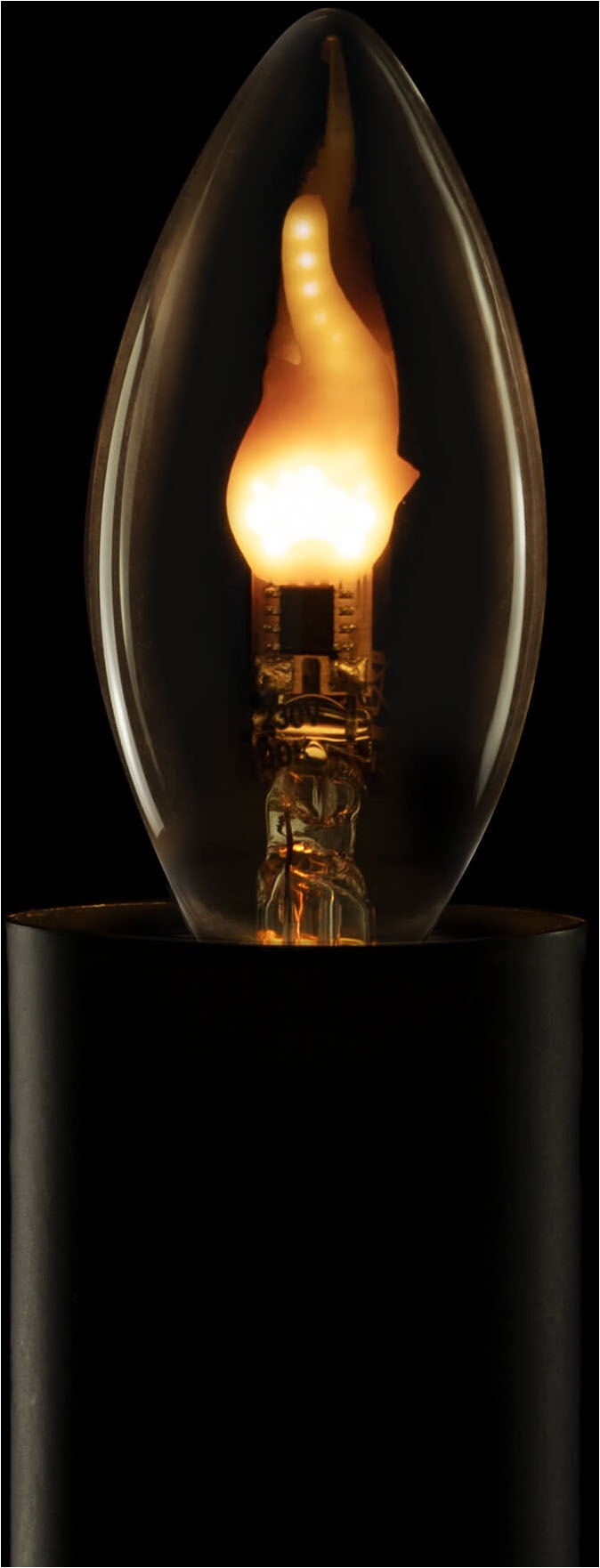 SEGULA LED-Filament »LED Kerze E27 smokey grau,, E27« E27 1 Stk. Extra-Warm günstig online kaufen