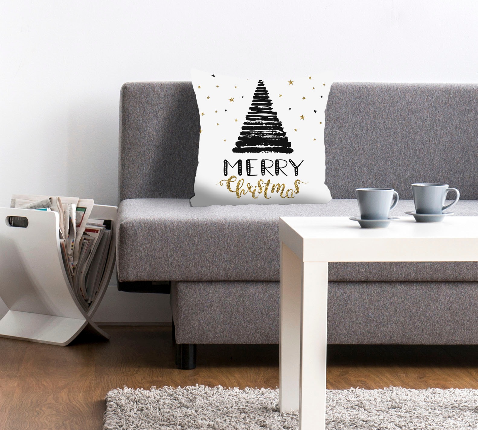 queence Dekokissen »Levi«, Kissenhülle,Merry Christmas,Tannenbaum,Weihnacht günstig online kaufen