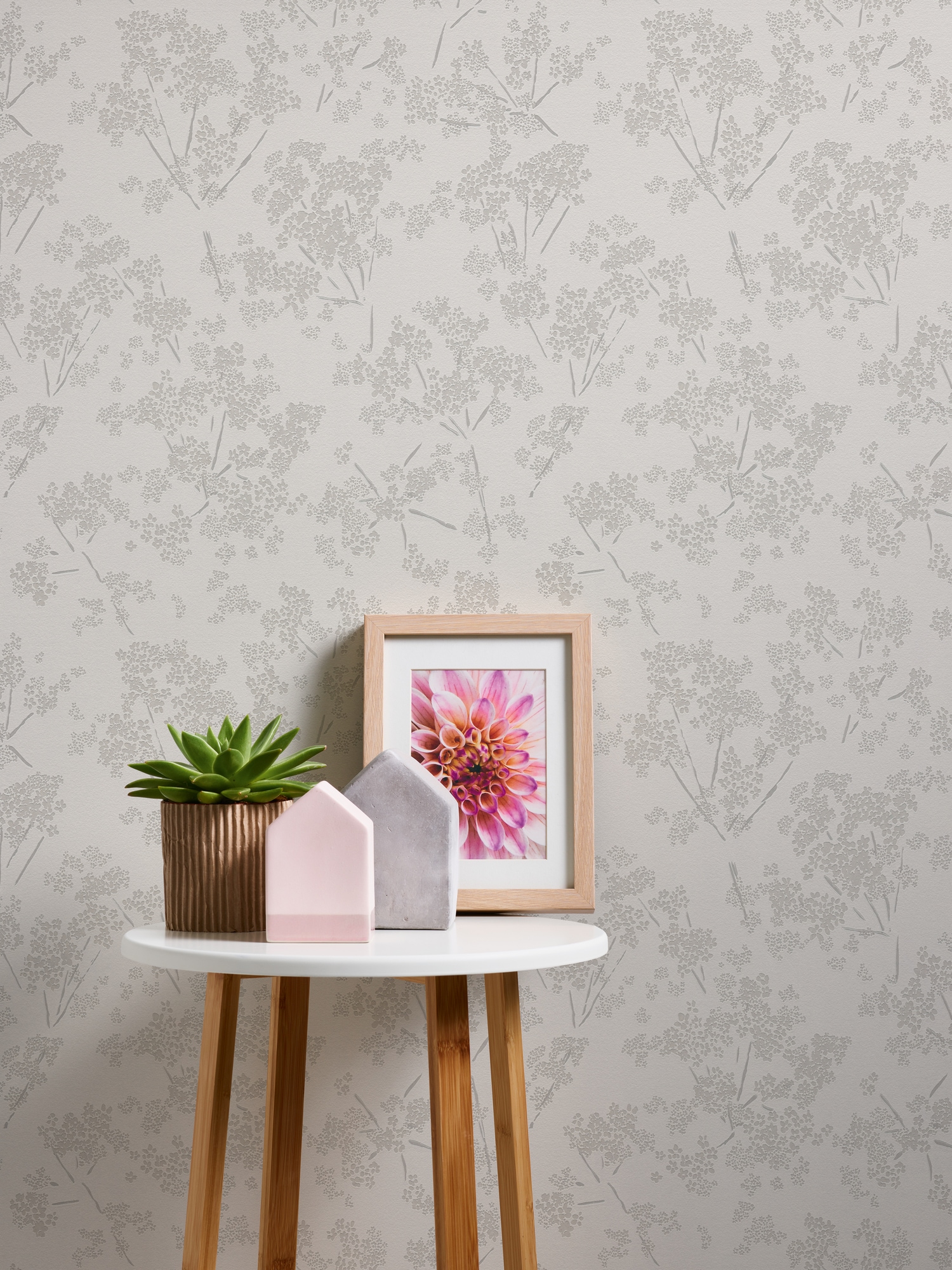 A.S. Création Vliestapete »Casual Living Blümchen-Tapete Mustertapete Floral Blumen«, matt, Vliestapete Blumentapete für Schlafzimmer Küche Wohnzimmer Blümchen