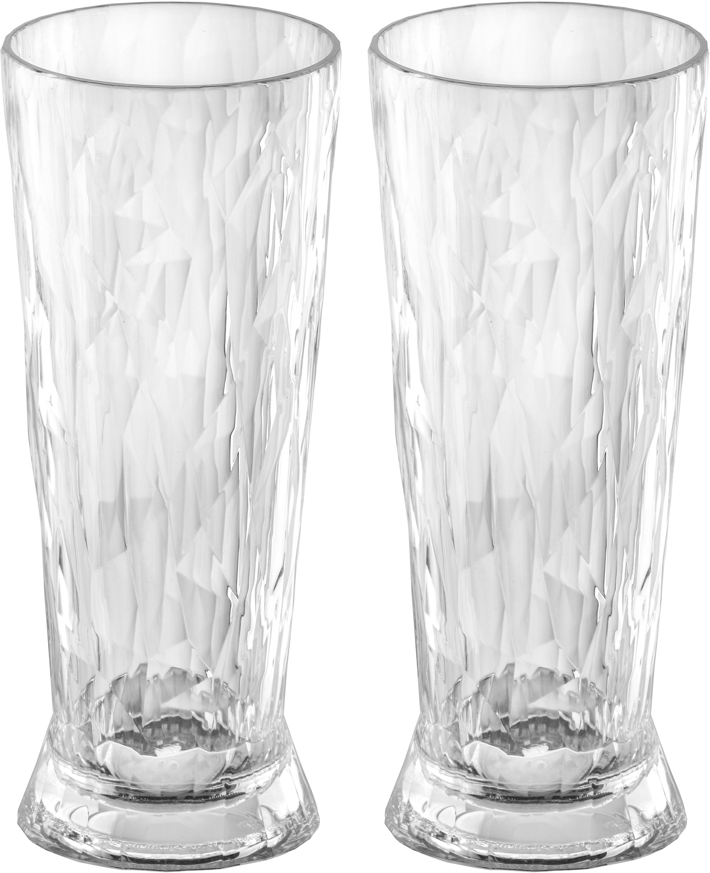 KOZIOL Bierglas »CLUB No. 10«, (Set, 2 tlg., 2er Set), unzerbrechlich,recyc günstig online kaufen