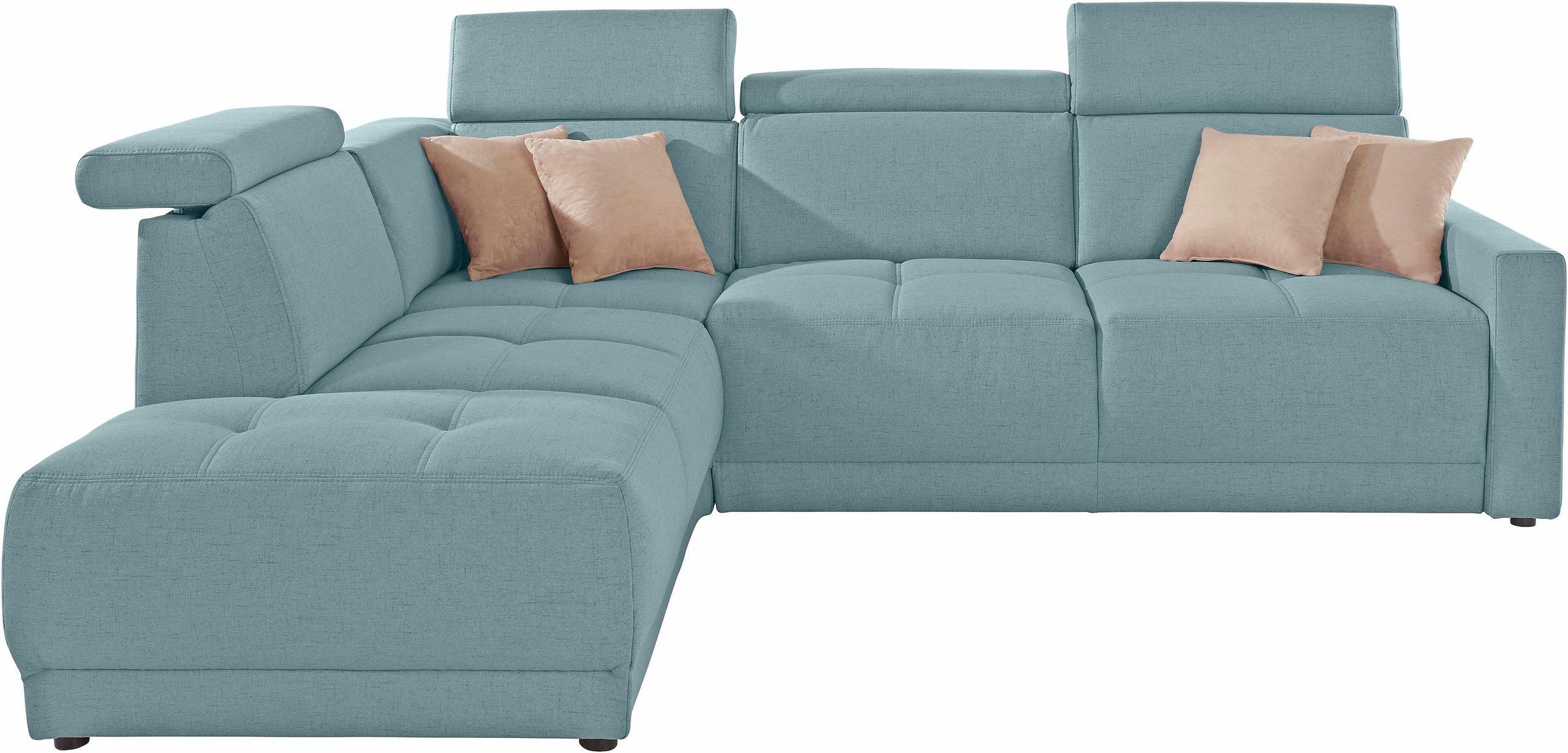 DOMO collection Ecksofa "Ava L-Form", mit Ottomane, Federkern wahlweise mit günstig online kaufen