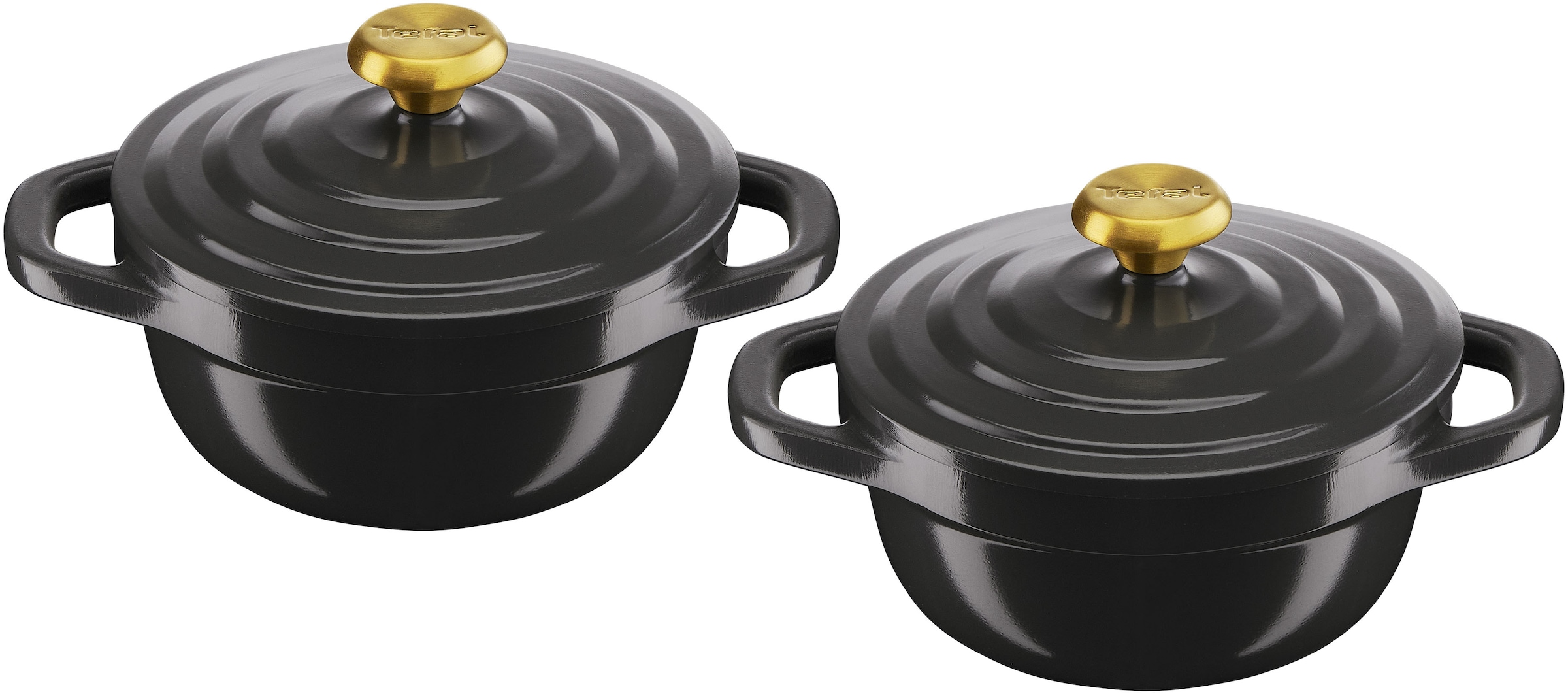 Tefal Topf-Set »Air« Aluminiumguss Set, 4 Stk. tlg. 2-tlg., 11 cm, Keramikv günstig online kaufen