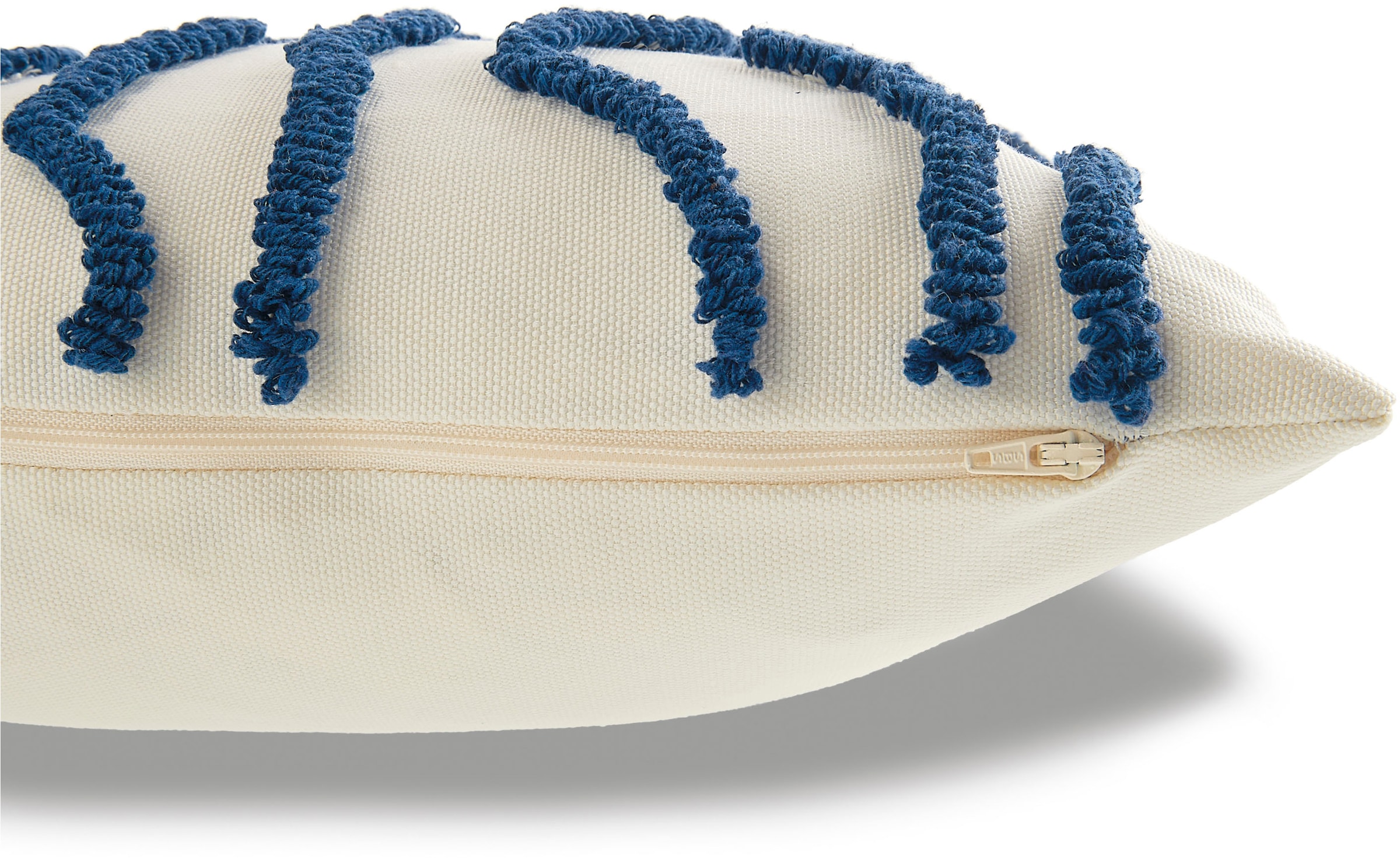 TOM TAILOR HOME Dekokissen »Wavy«, bestickt, mit hohem Baumwollanteil