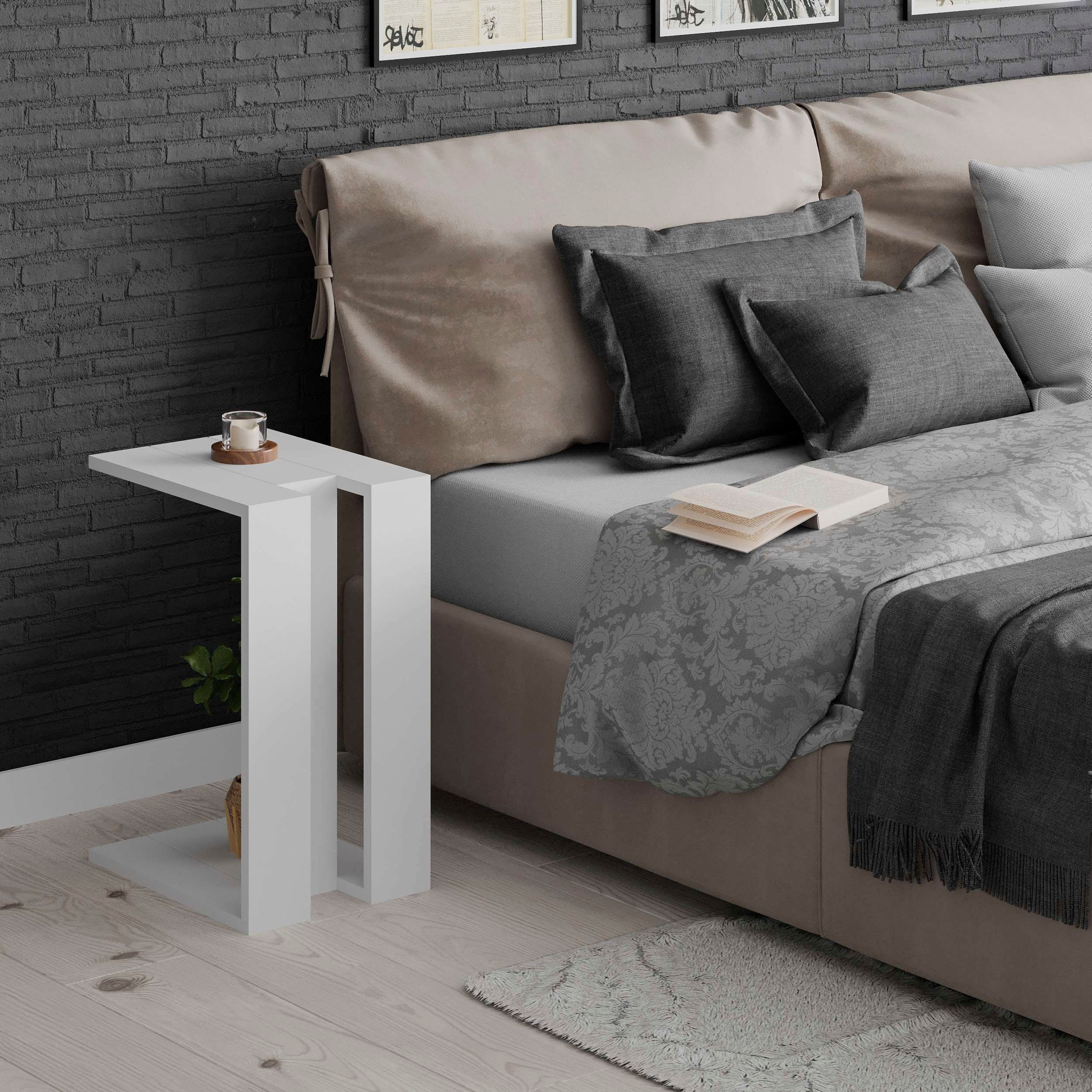 Decortie Beistelltisch »MUJU BEISTELLTISCH«, (Packung, 1 St.), Leichte Montage, Lagerung, Platzsparend