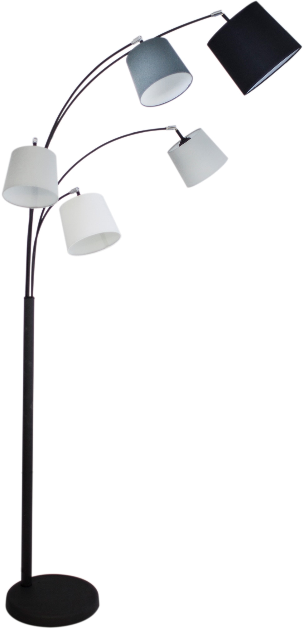 By Rydens Stehlampe »Foggy«, 5 flammig, Leuchtmittel E14   ohne Leuchtmitte günstig online kaufen