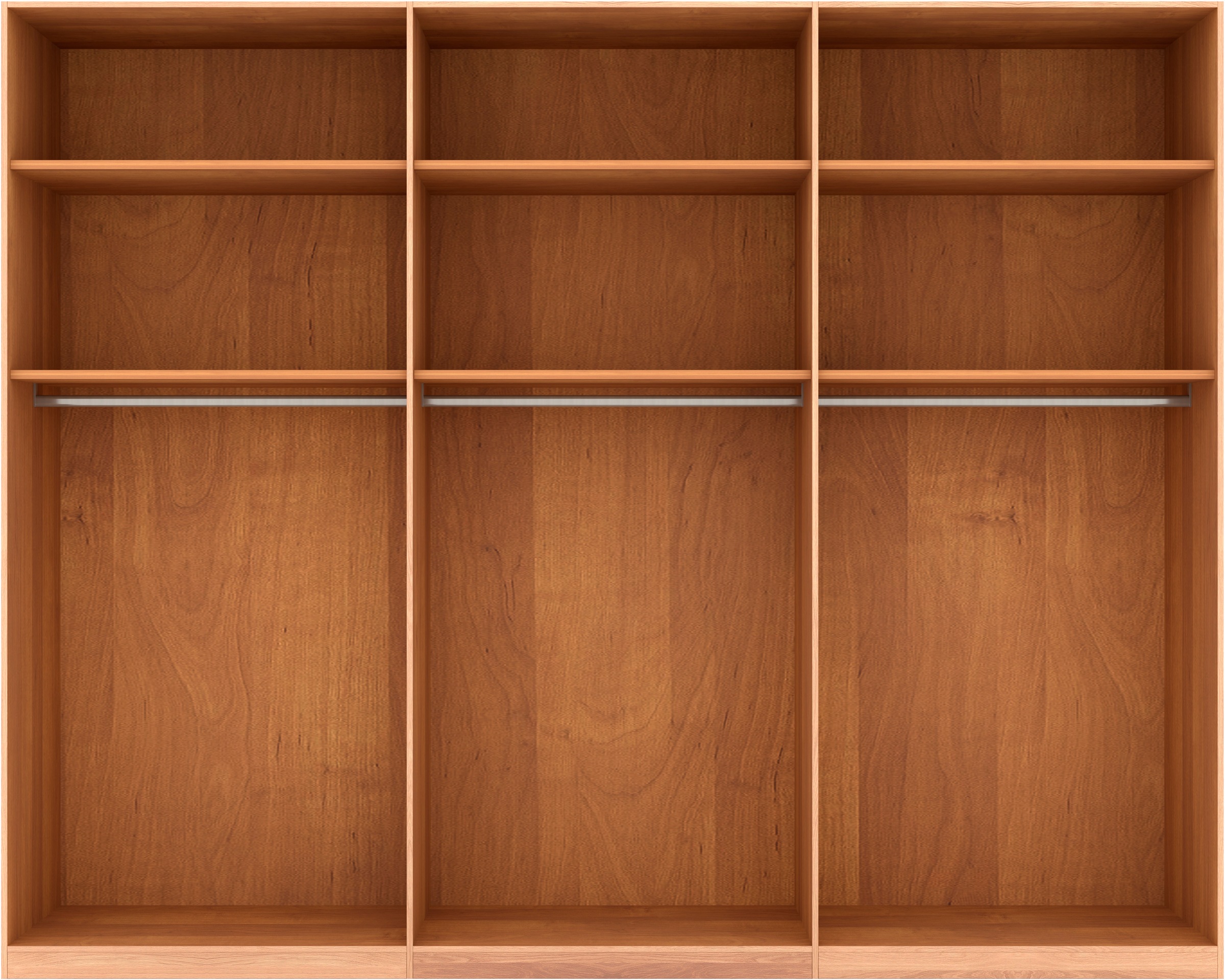 Musterring Drehtürenschrank »Sorrent, Kleiderschrank«, (mit Türdämpfern, in 5 Breiten & 2 Höhen, extra Böden, MADE IN GERMANY), Türen in Eiche massiv mit Absetzung in Schiefer, verschiedene Maße