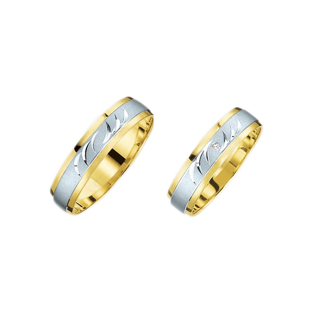 Firetti Trauring »Schmuck Geschenk Gold 375 Hochzeit Ehering Trauring "LIEBE"«