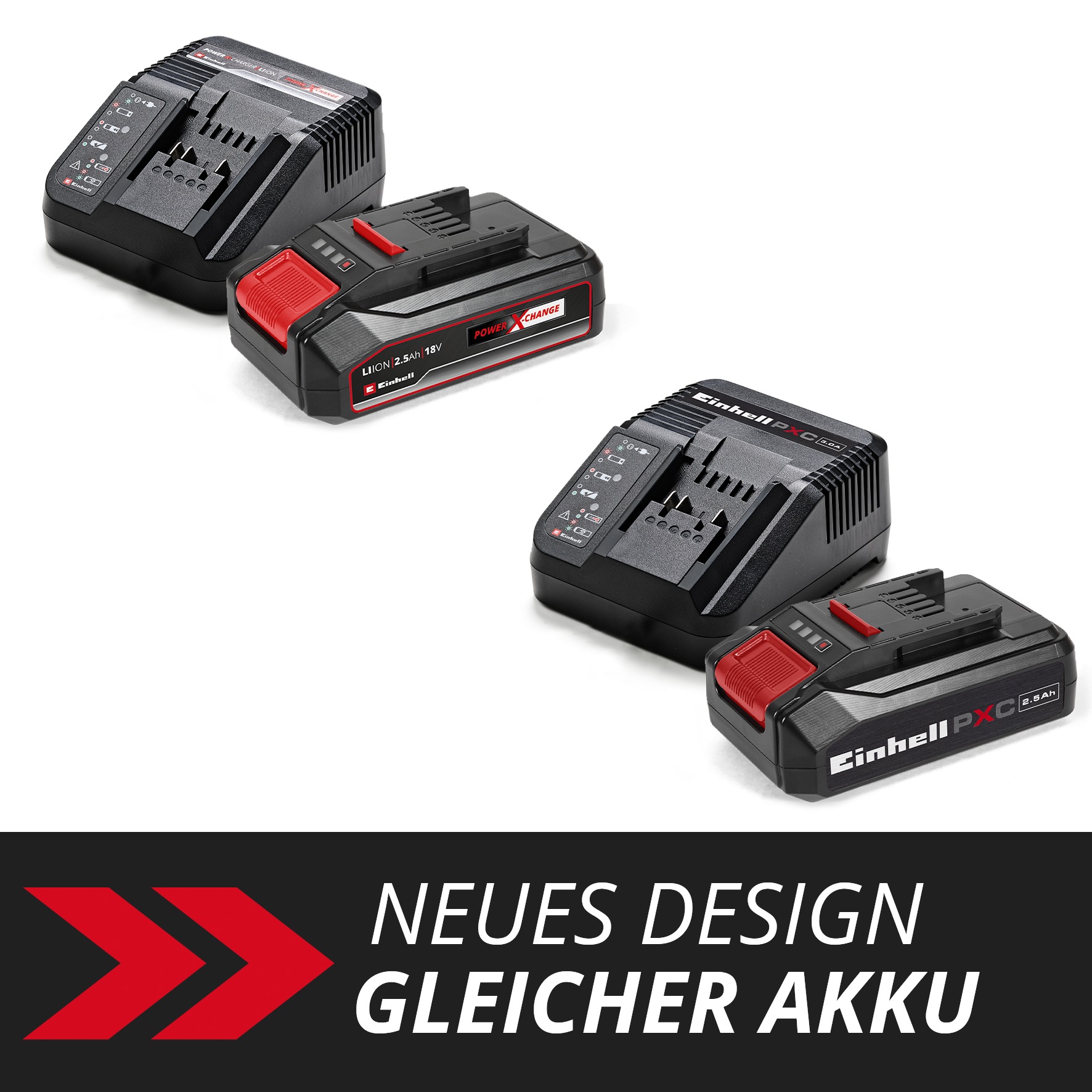 Einhell Akku Starter-Set »18V 2,5Ah PXC Starter Kit« 18 V, 2,5 Ah, inkl. Ladegerät