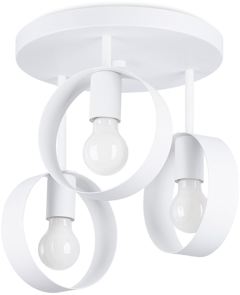 SOLLUX lighting Deckenleuchte »TITRAN«, 3 flammig, Leuchtmittel E27   ohne günstig online kaufen