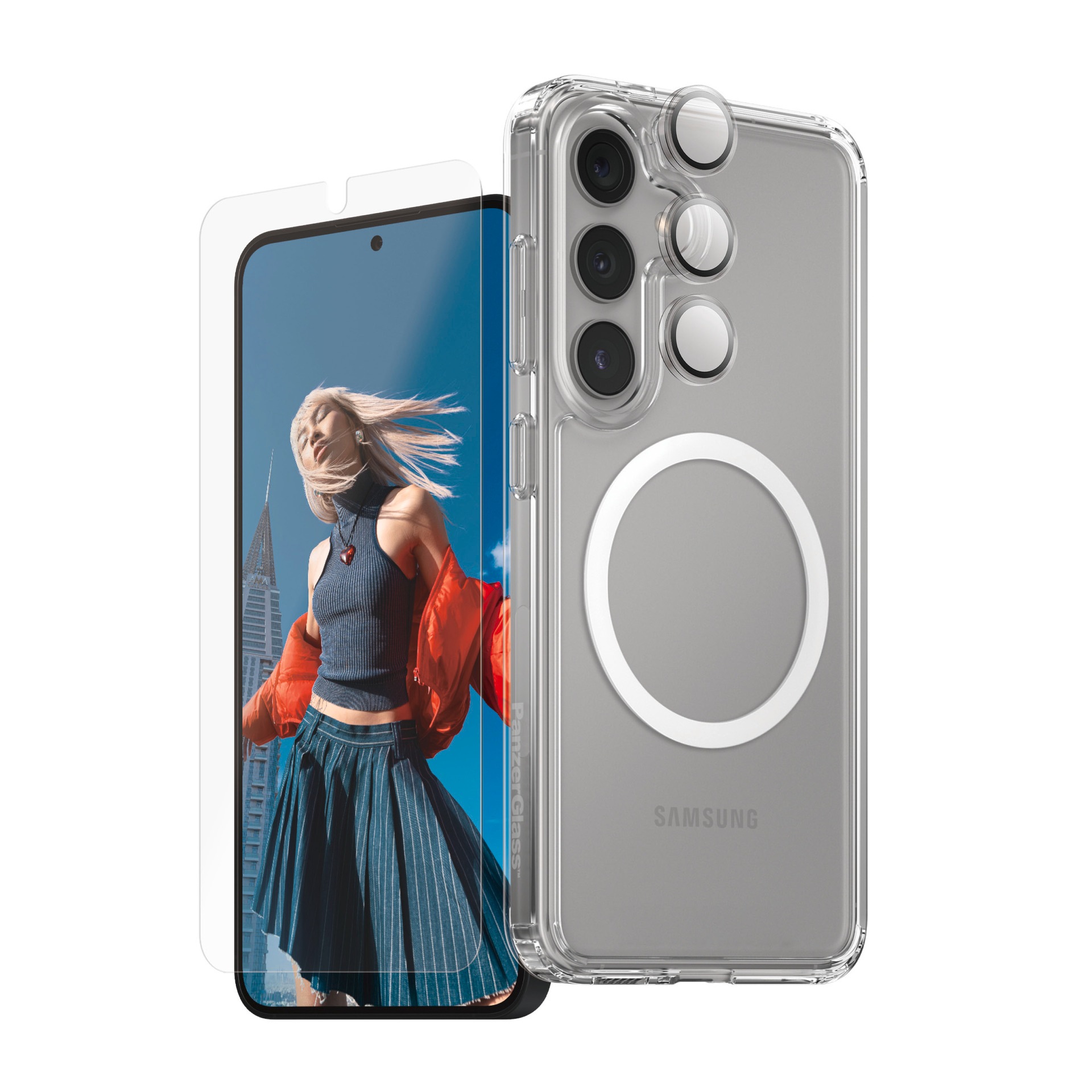 CARE by PanzerGlass Displayschutzglas »3-in-1 Protection Set« für Samsung G günstig online kaufen