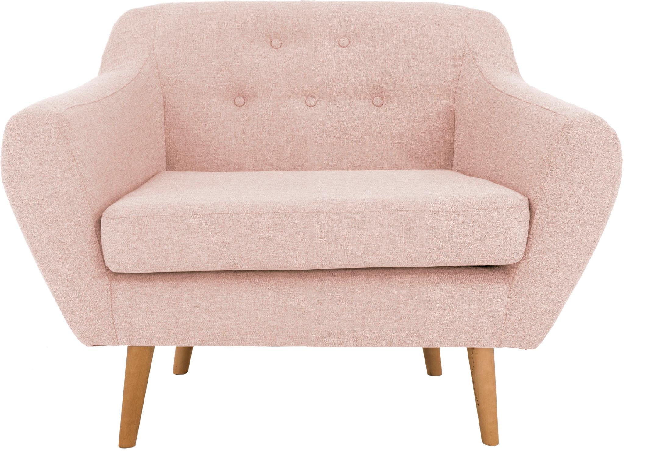 Home affaire Sessel »Renne« mit Heftung im Rücken im skandinavischem Stil günstig online kaufen