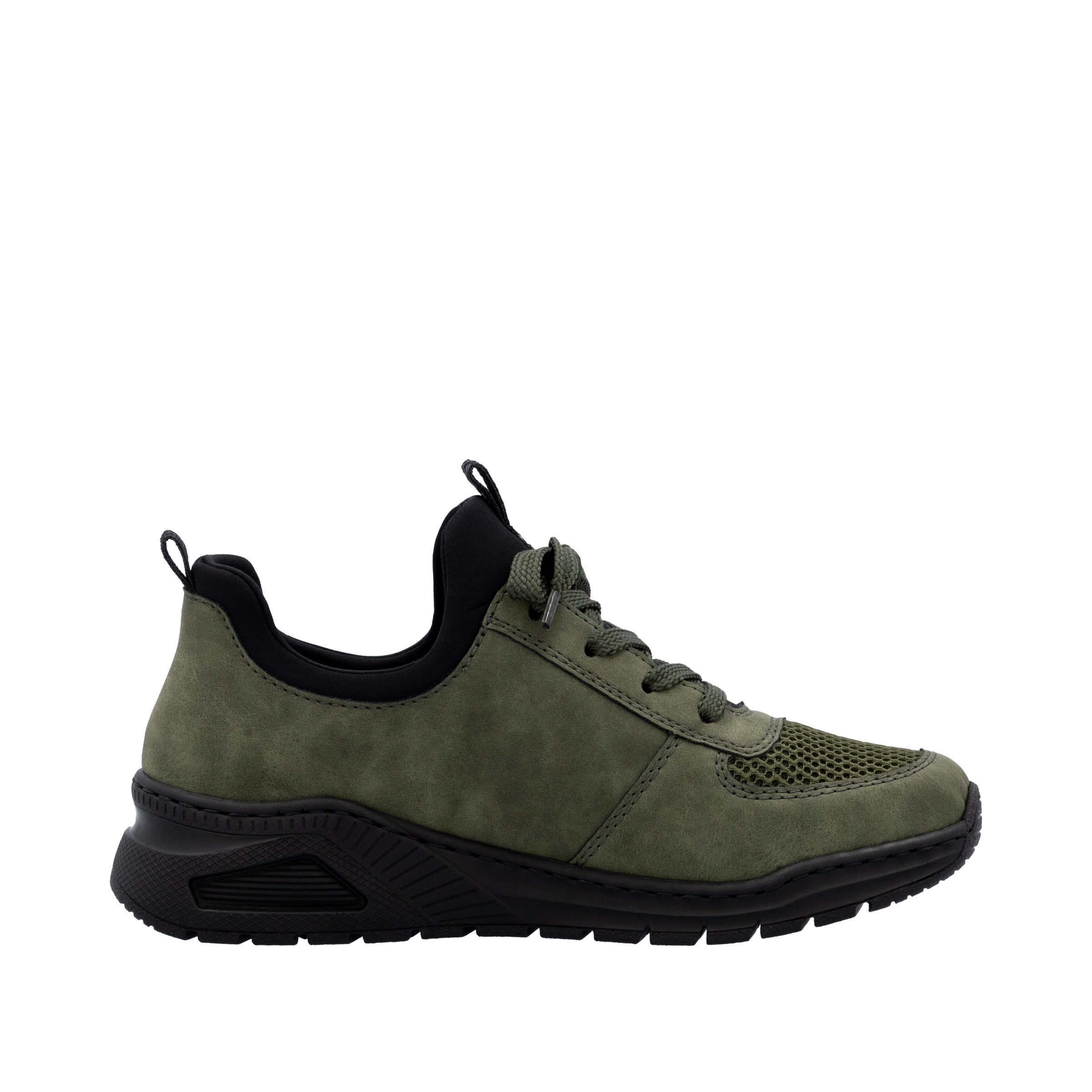Rieker Slip-On Sneaker, Schlupfschuh, Halbschuh, Freizeitsneaker, weiche MemoSoft-Innensohle