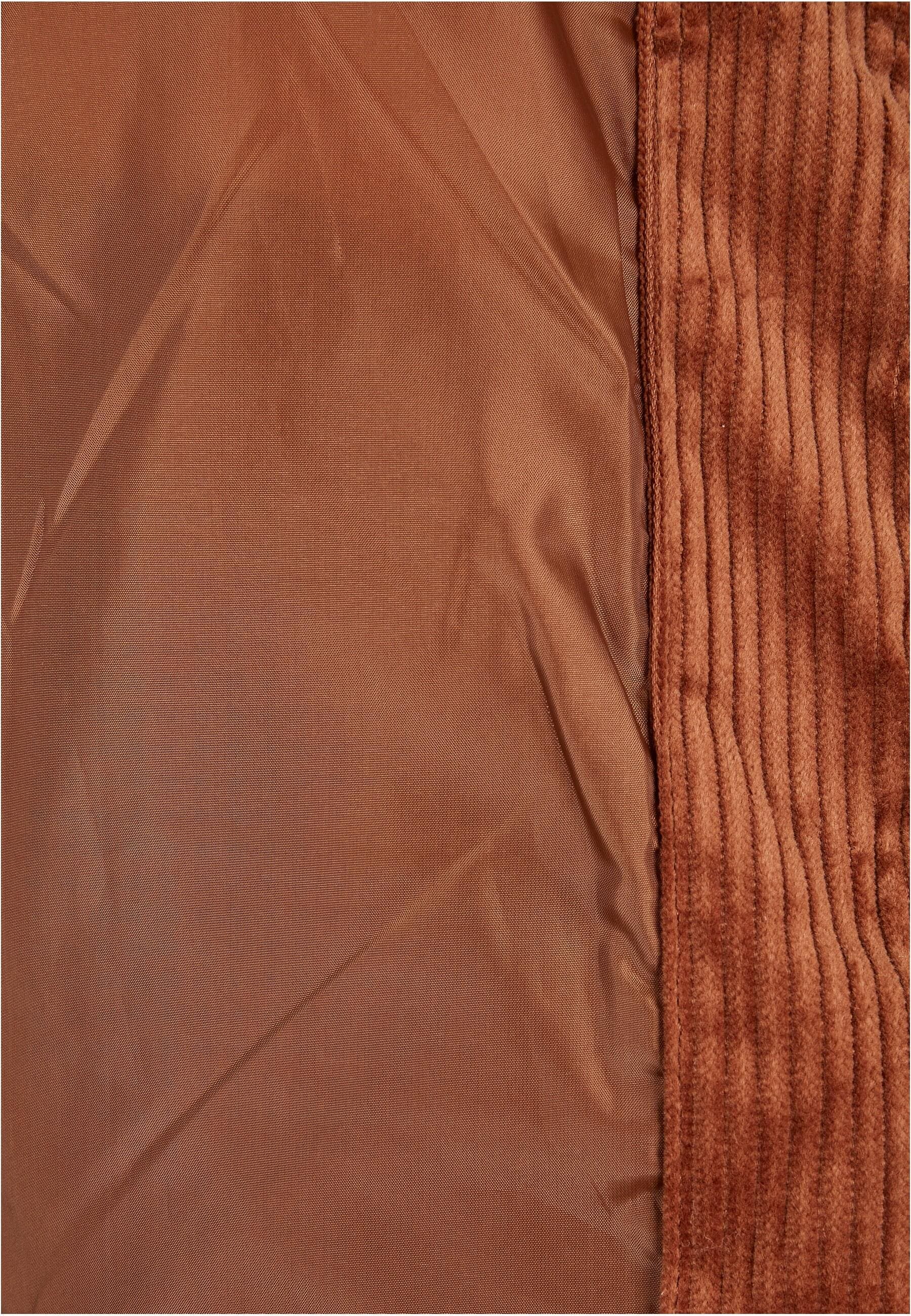 URBAN CLASSICS Winterjacke »Urban Classics Damen Ladies Corduroy Puffer Jacket« 1 Stk. tlg. ohne Kapuze