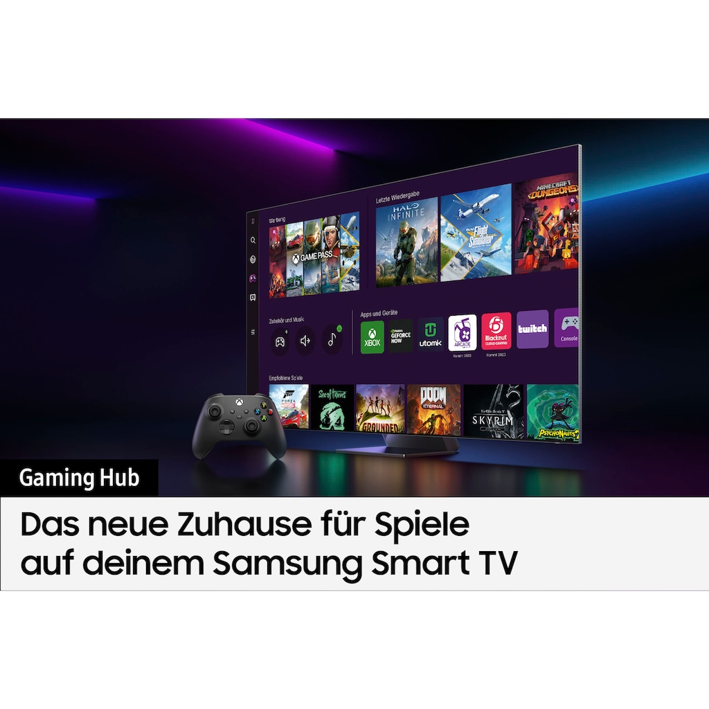 Samsung LED-Fernseher »GQ43QN90BAT + Xbox Controller«, 108 cm/43 Zoll, 4K Ultra HD, Smart-TV