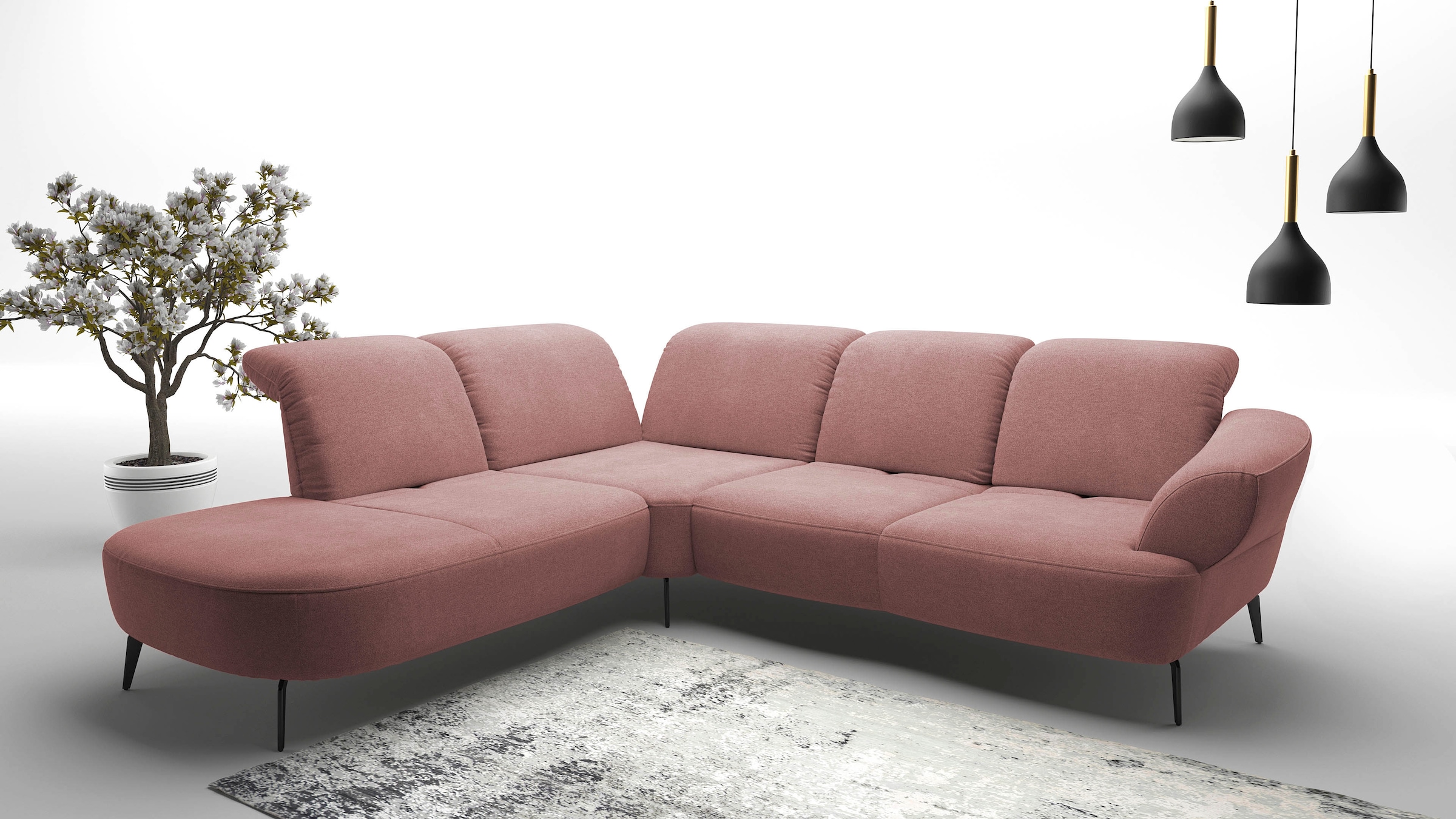 sit&more Ecksofa »Dance, L-Form, inkl. Sitztiefenverstellung« inkl. Click&S günstig online kaufen